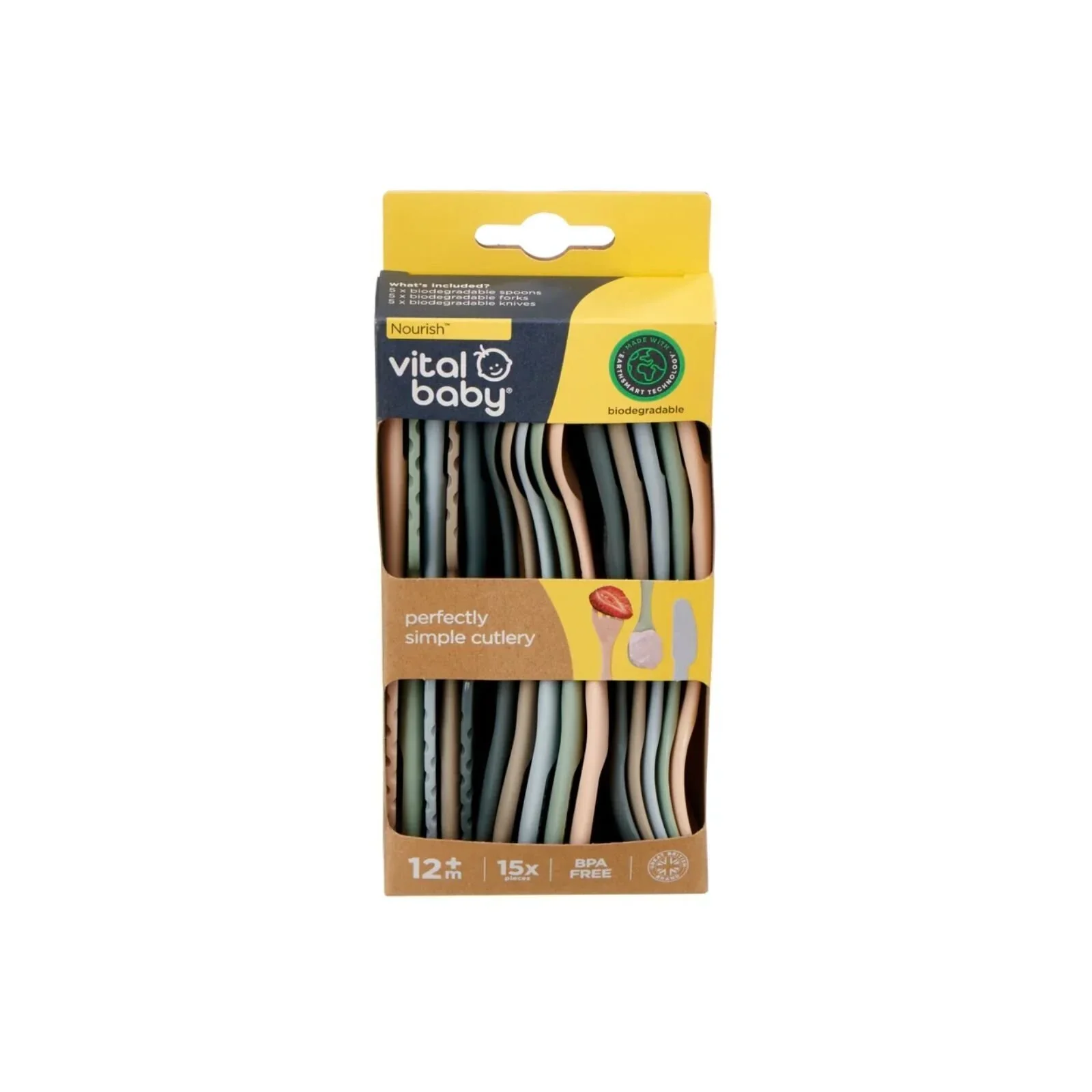 Vital Baby Nourish Perfectly Simple Cutlery Pack of 15 - Image 8