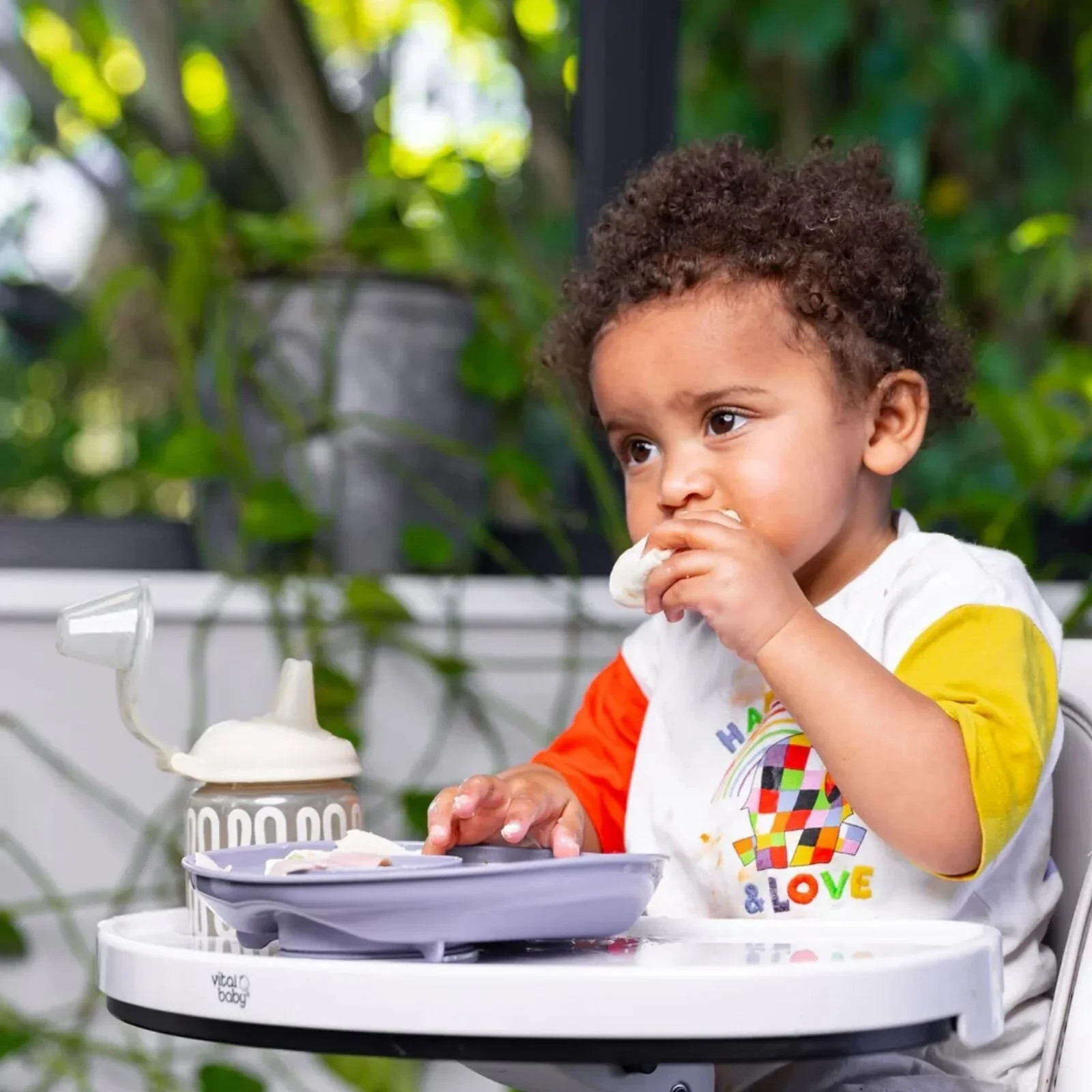Vital Baby Nourish Power Suction Plate - Natural Berry - Image 5