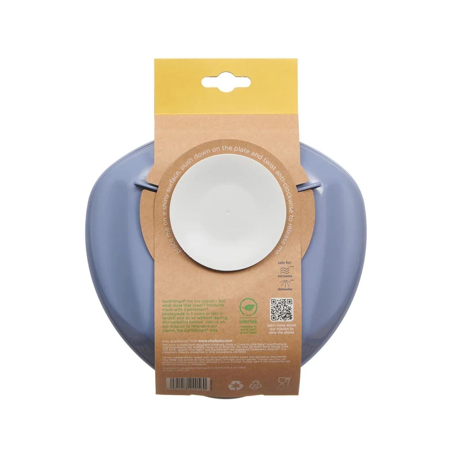 Vital Baby Nourish Power Suction Plate - Natural Grape - Image 4