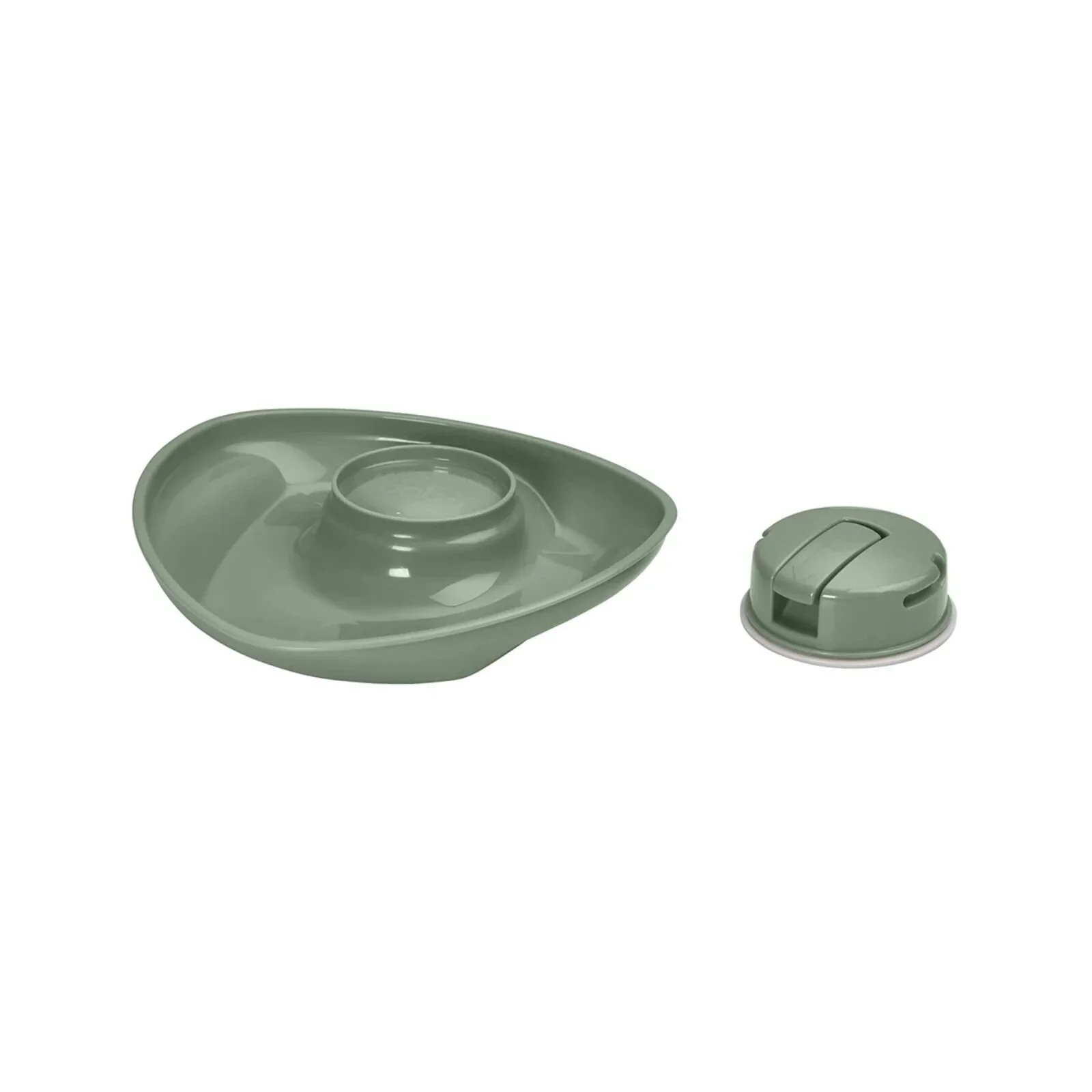 Vital Baby Nourish Power Suction Plate - Natural Moss - Image 2
