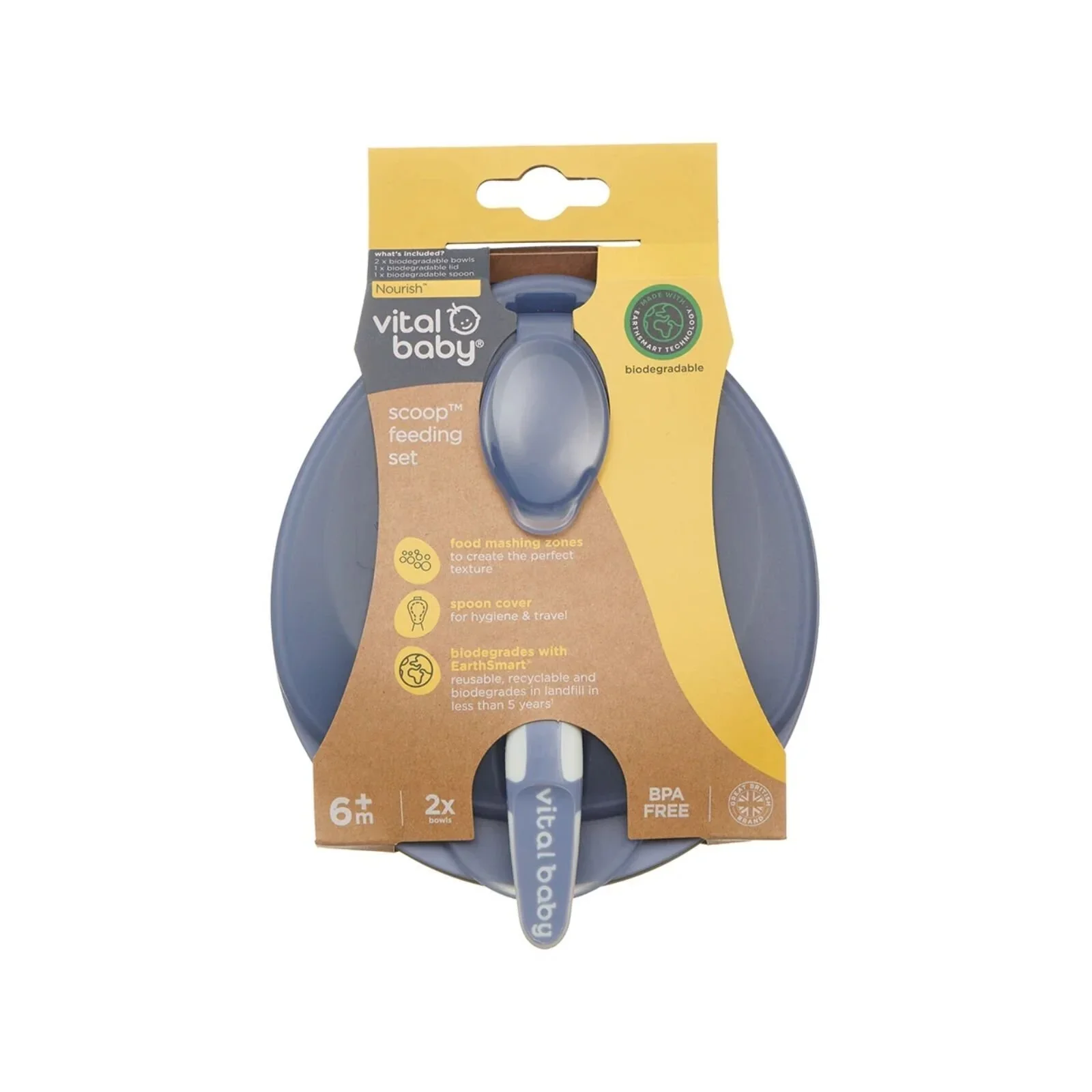 Vital Baby Nourish Scoop Feeding Set 2 pcs - Natural Grape - Image 5