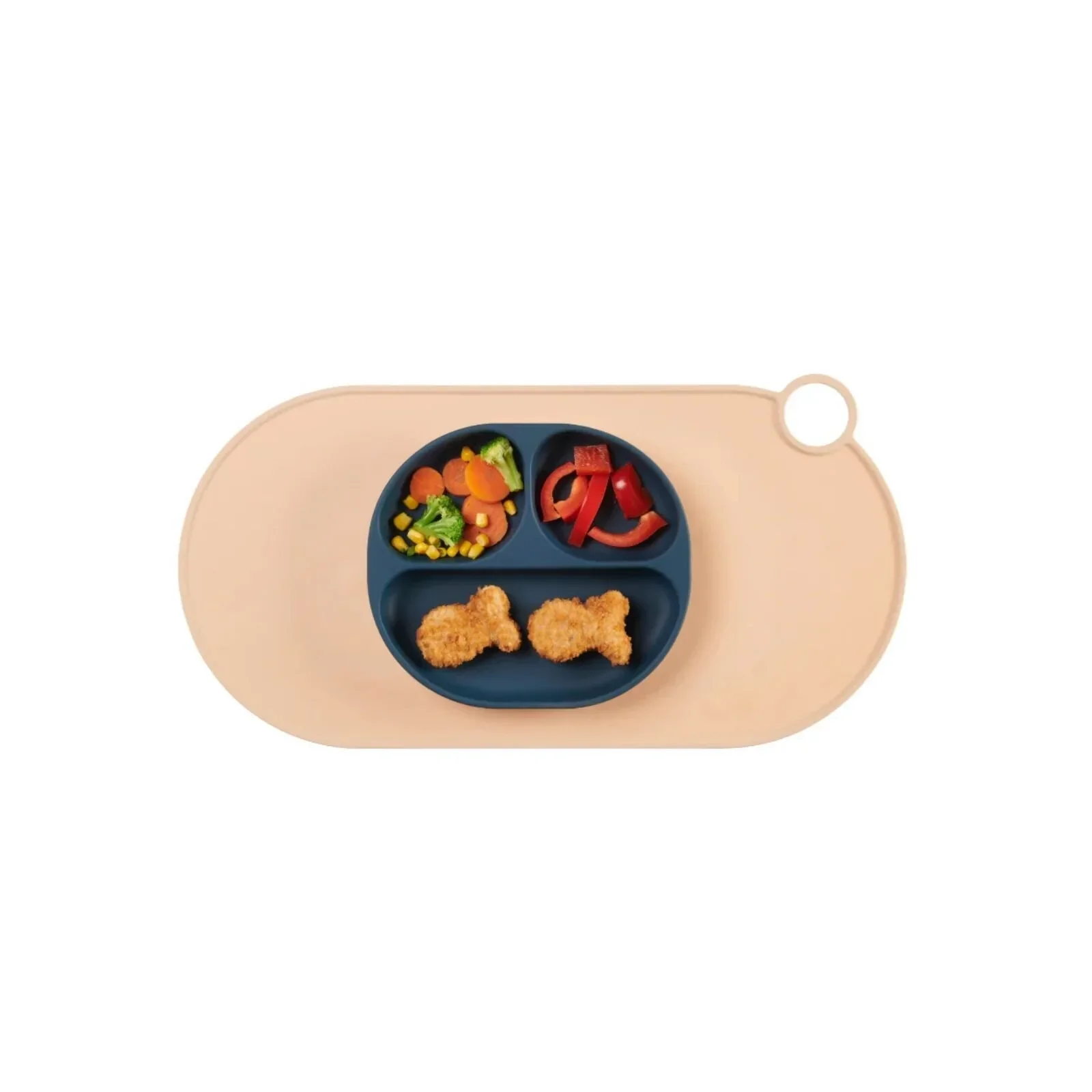 Vital Baby Nourish Silicone Suction Plate - Moody Blue - Image 4