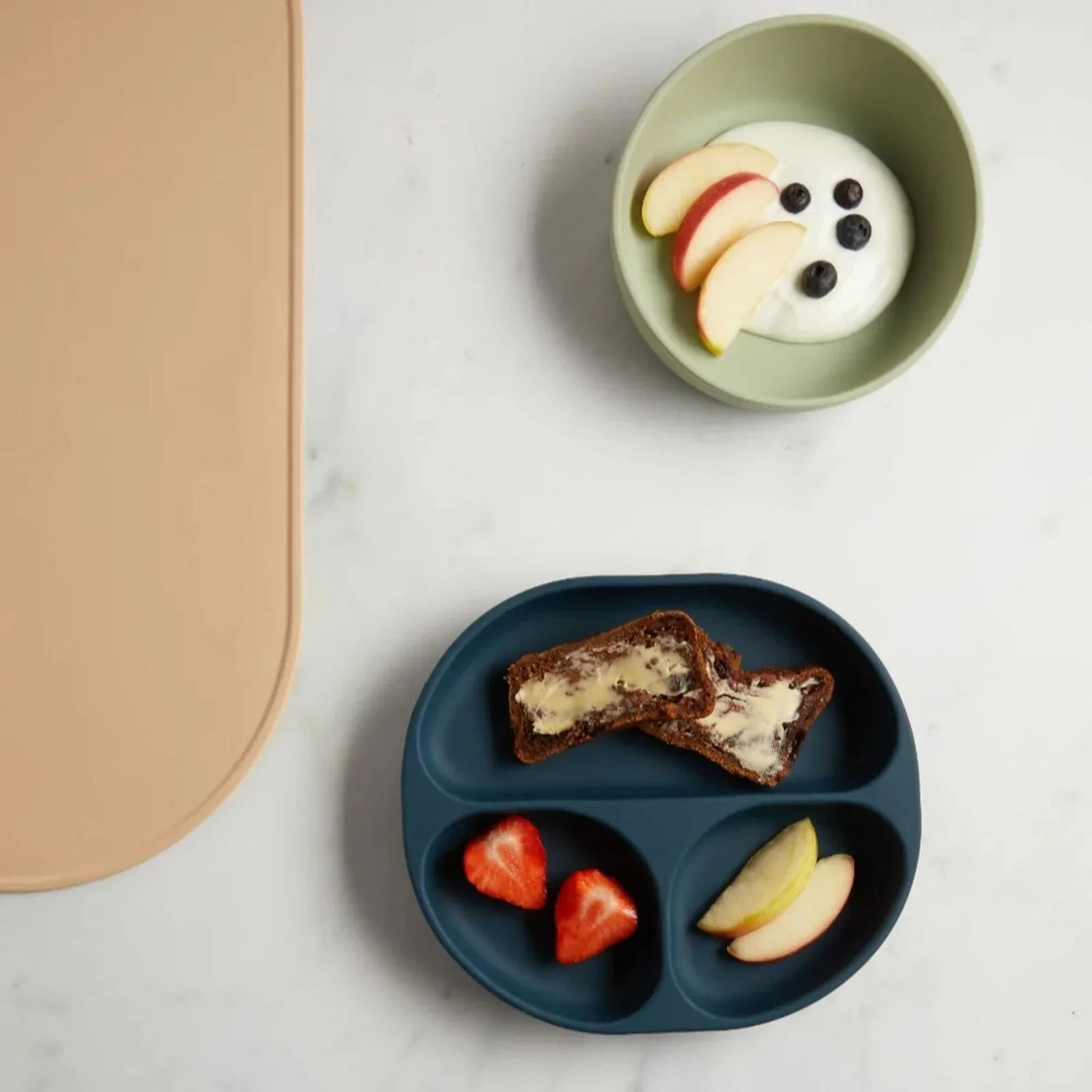 Vital Baby Nourish Silicone Suction Plate - Moody Blue - Image 5