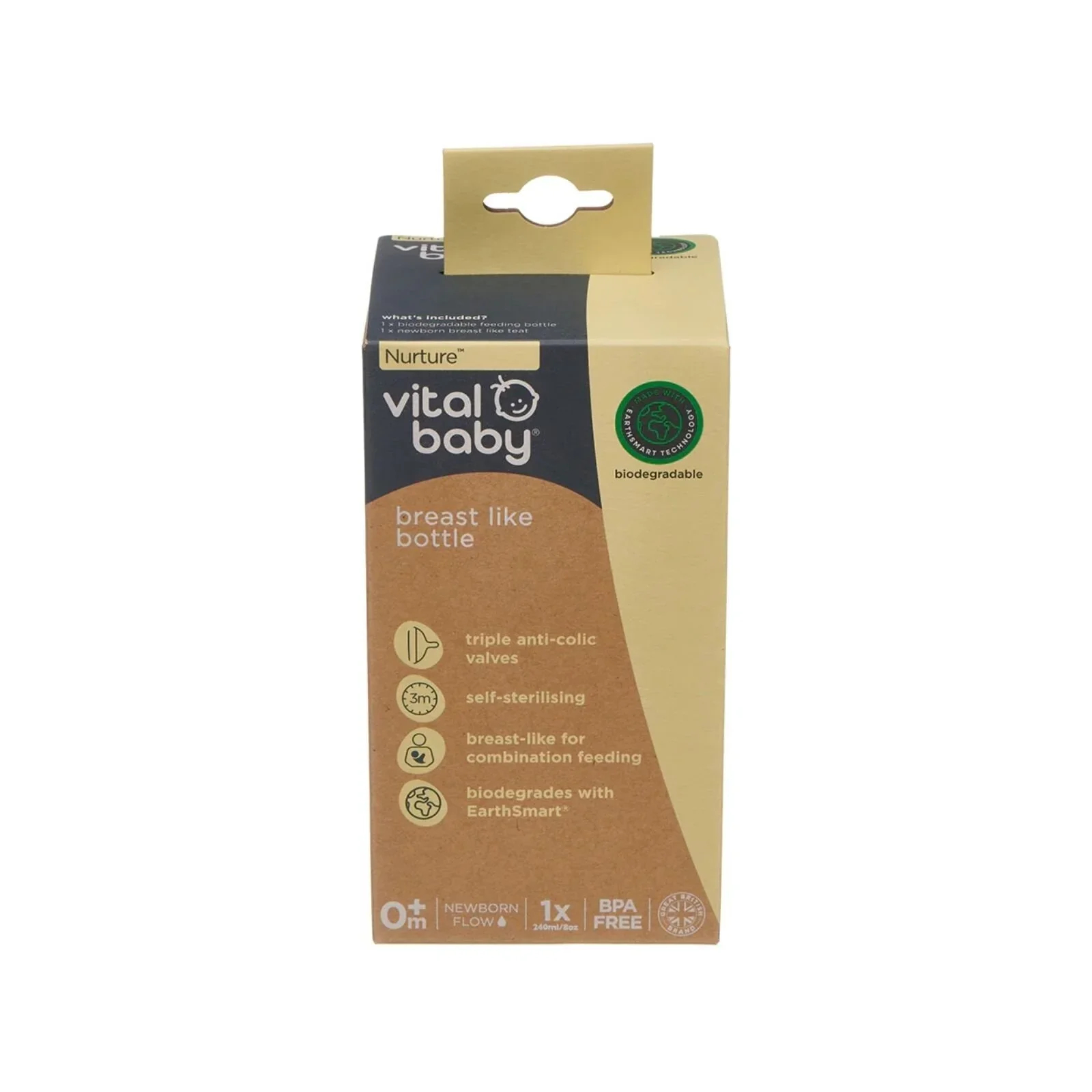 Vital Baby Nurture Breast Like Bottle 240ml - Image 4
