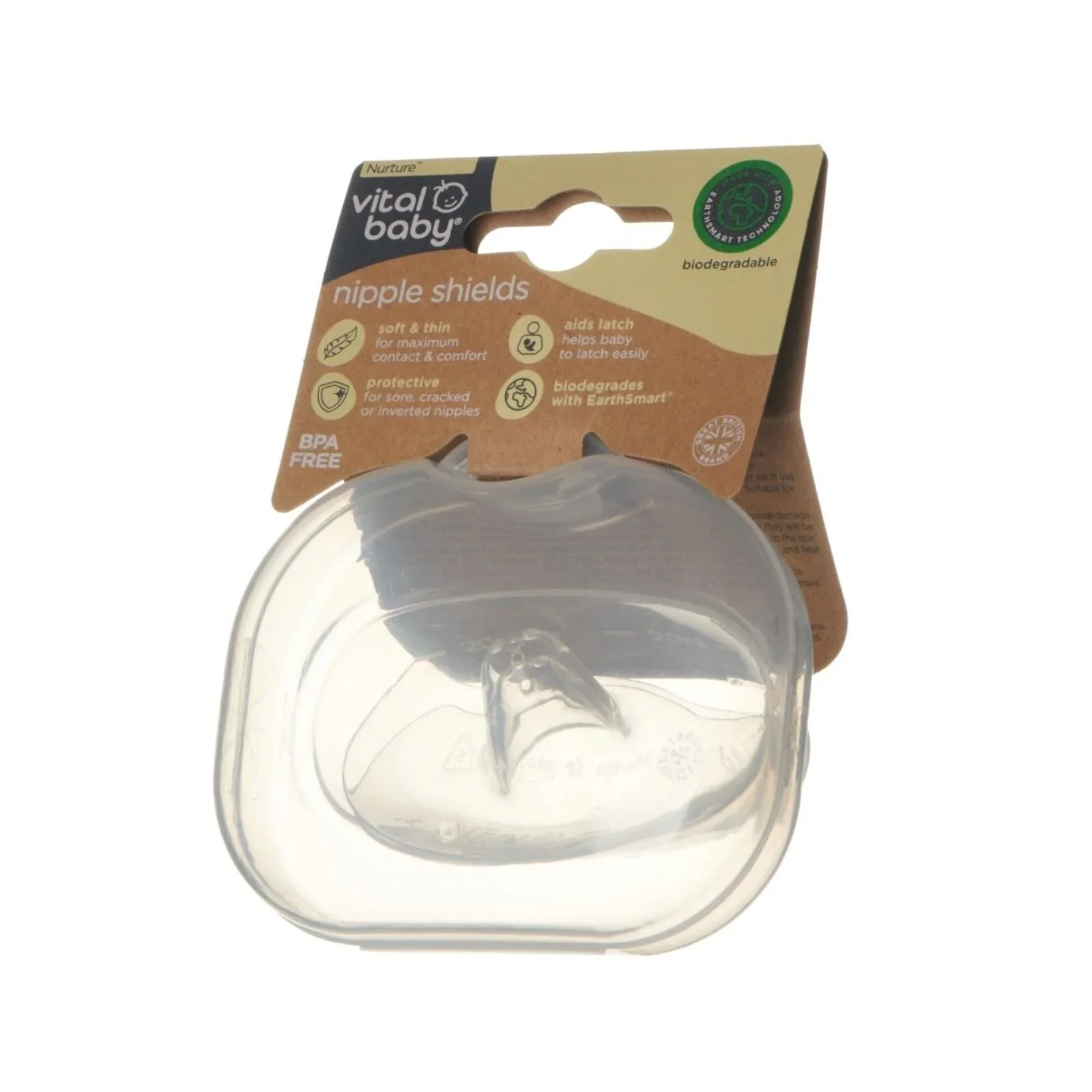 Vital Baby Nurture Protect & Care Nipple Shields 2 pcs - Image 4