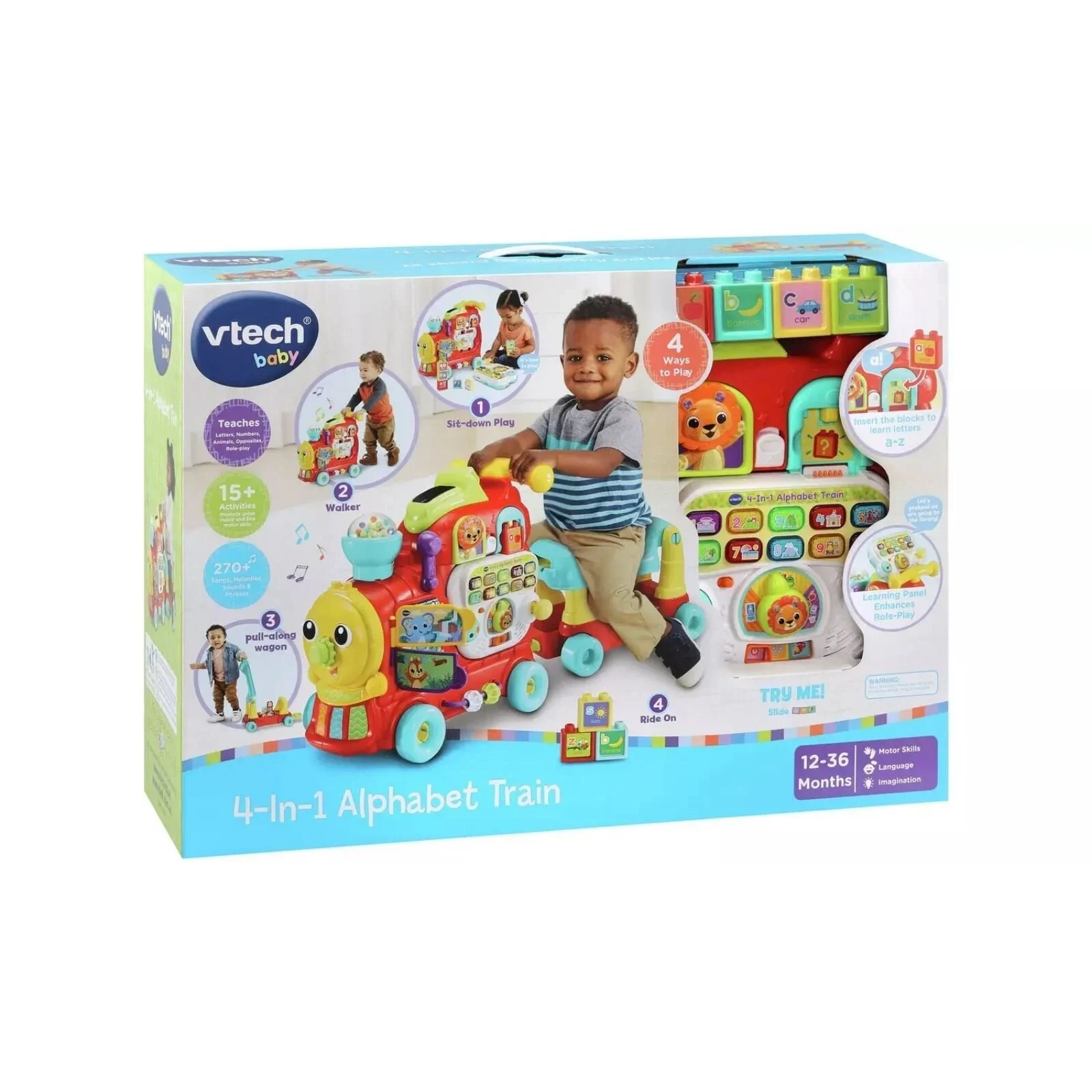 VTech 4-in-1 Alphabet Train - Image 5