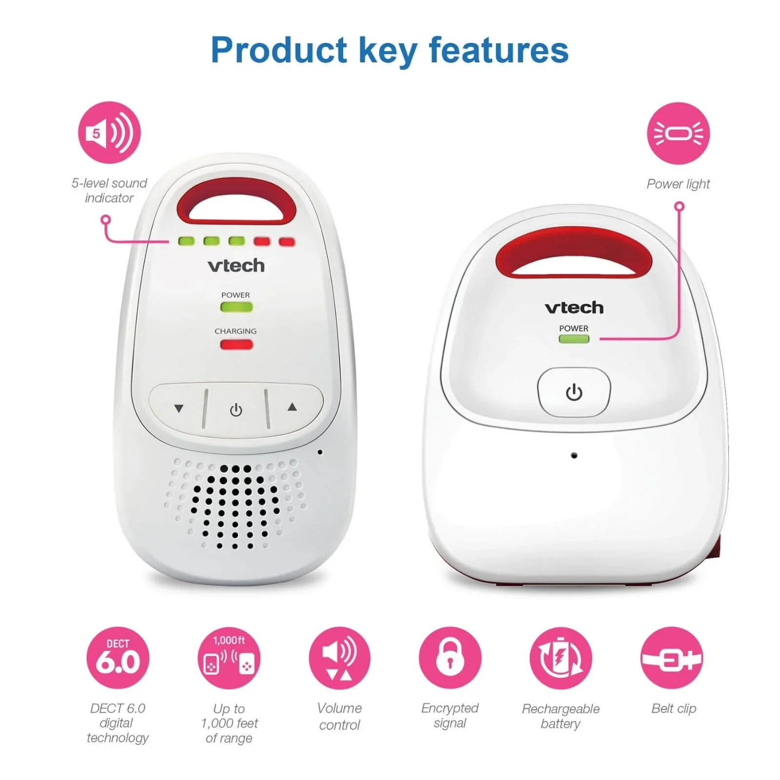VTech - BM1000 Digital Audio Baby Monitor - Image 3