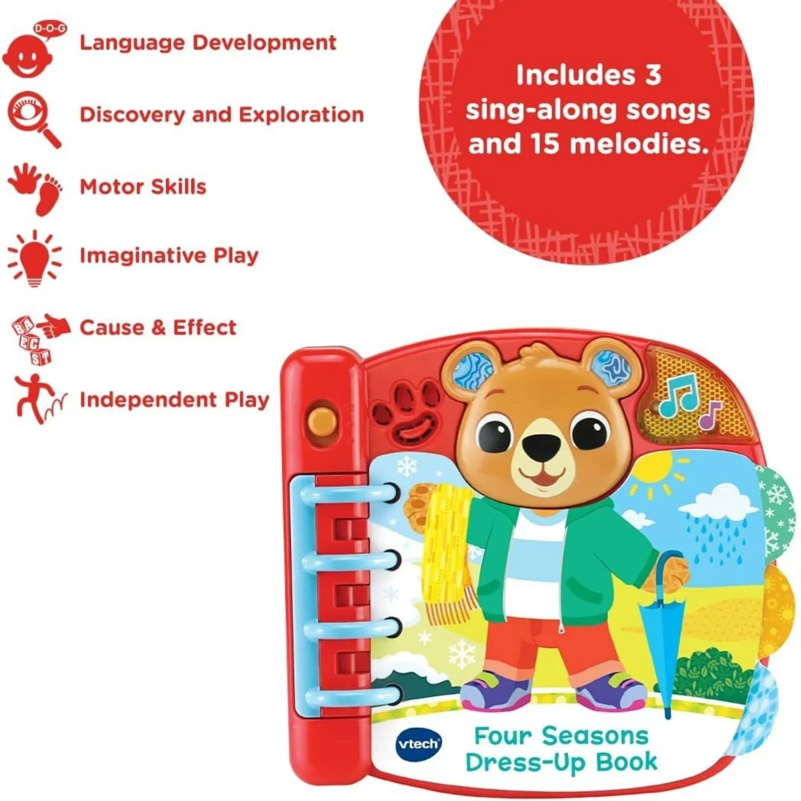 VTech Four Seasons Dress-Up Book - Image 3