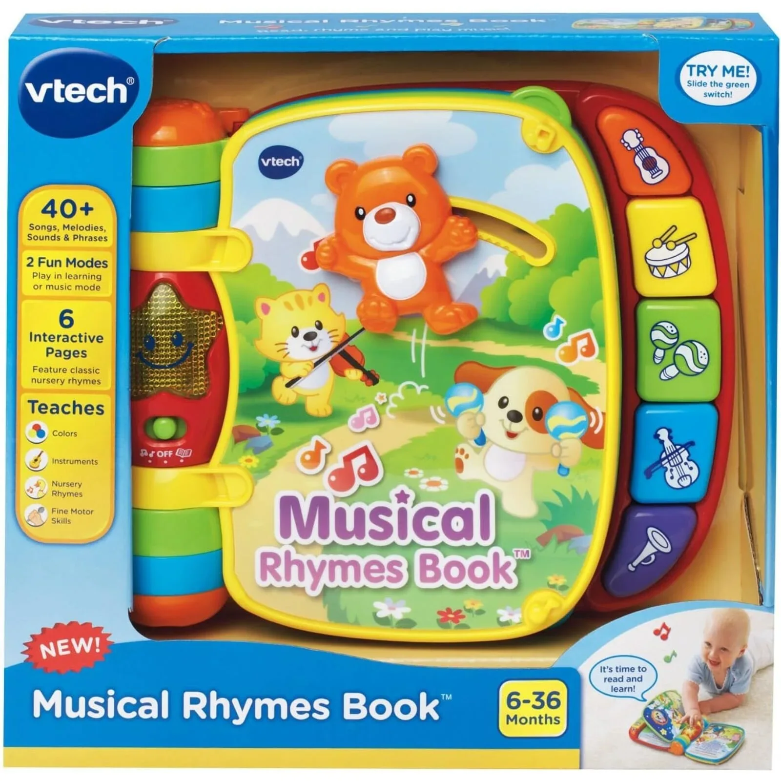 VTech Musical Rhymes Book - Image 7