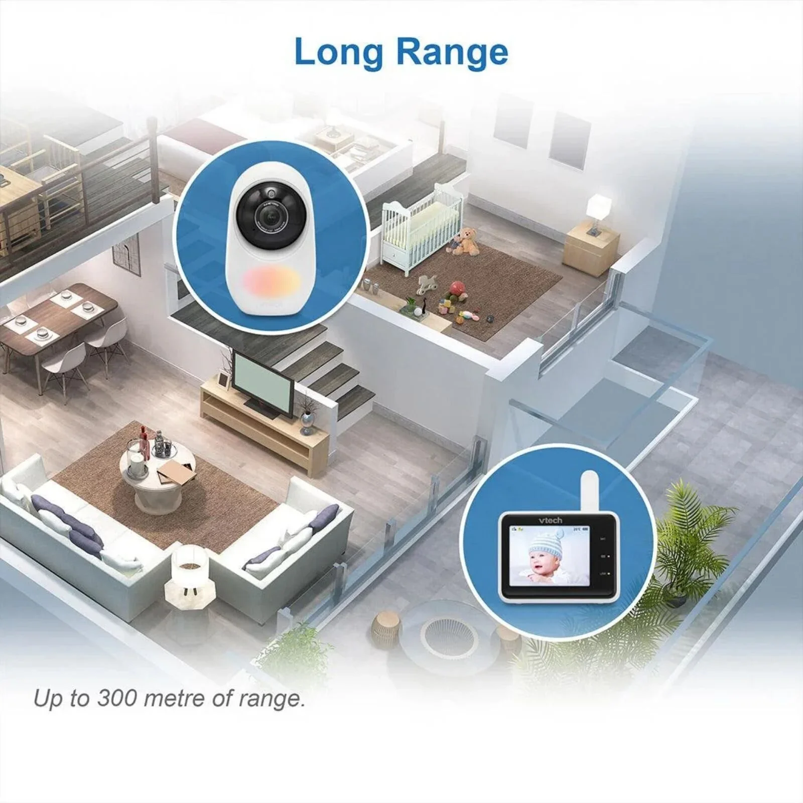 VTech RM2751 2.8" Smart Wi-Fi Baby Monitor - Image 11