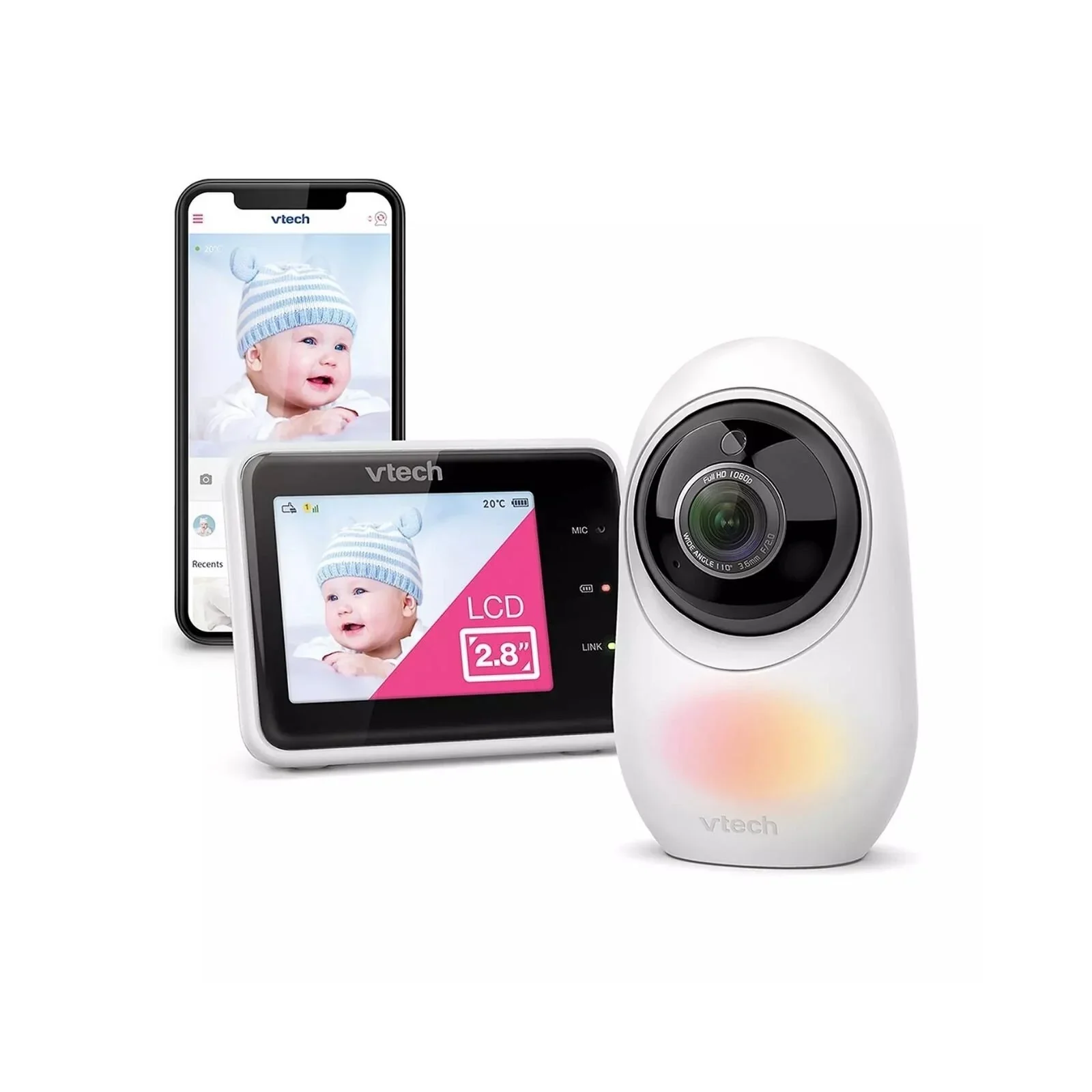 VTech RM2751 2.8" Smart Wi-Fi Baby Monitor - Image 3