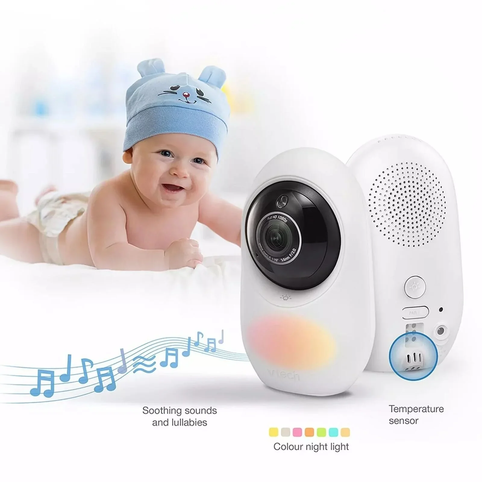 VTech RM2751 2.8" Smart Wi-Fi Baby Monitor - Image 5