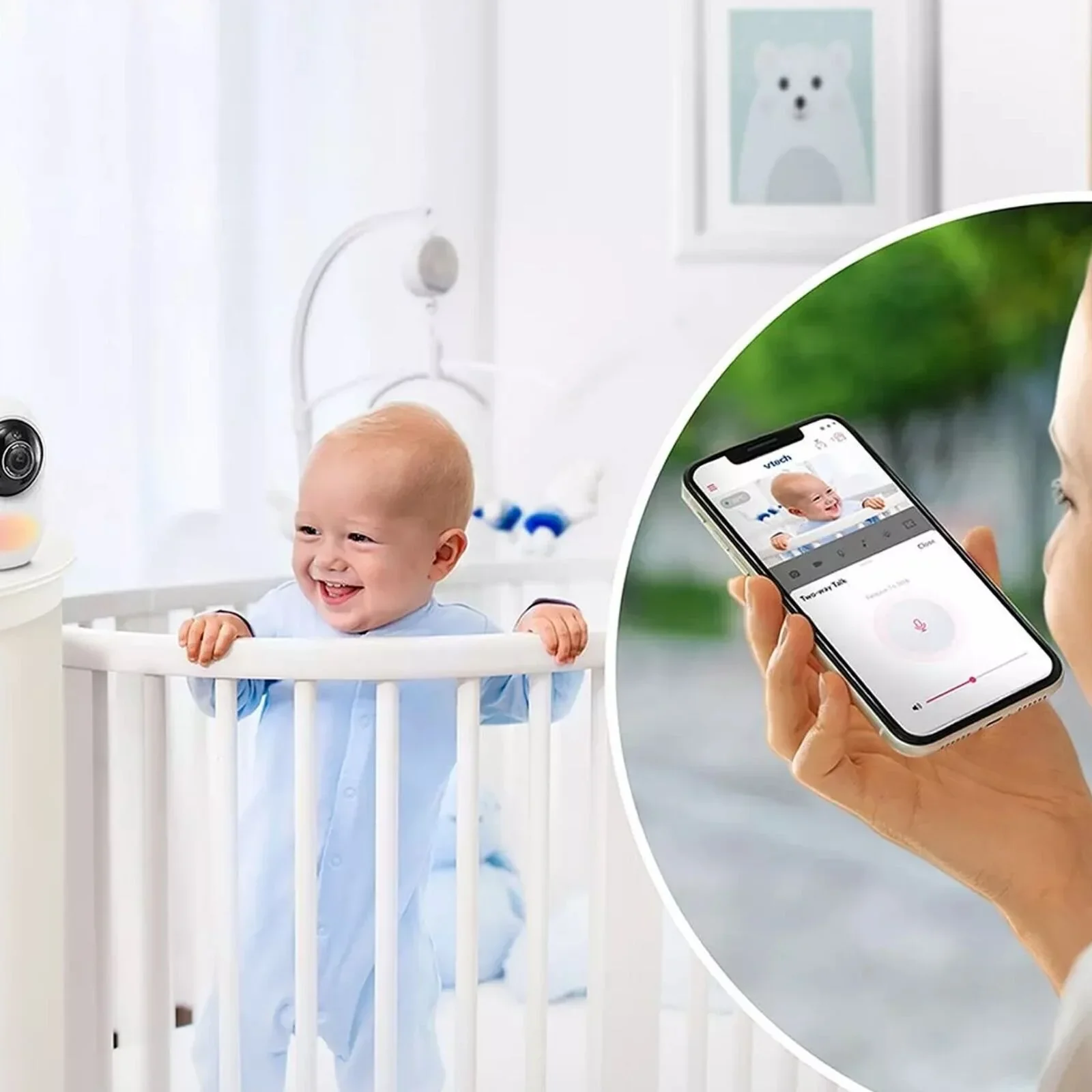 VTech RM2751 2.8" Smart Wi-Fi Baby Monitor - Image 8