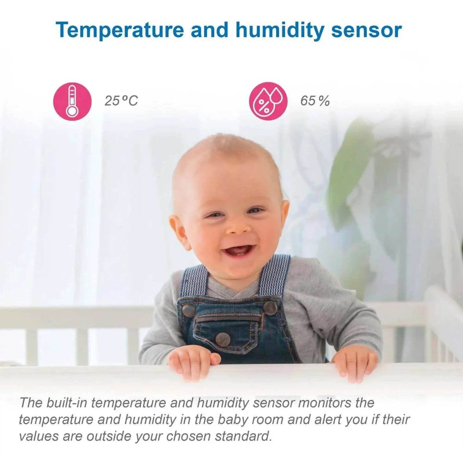 VTech RM7767HD 7inch Smart Wi-Fi Baby Monitor - Image 10