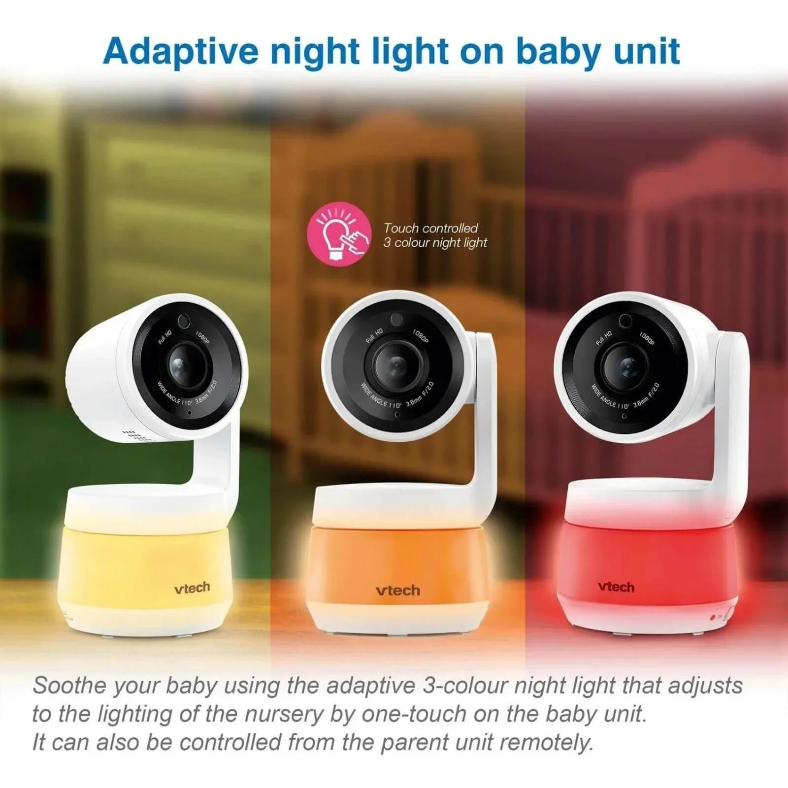 VTech RM7767HD 7inch Smart Wi-Fi Baby Monitor - Image 11