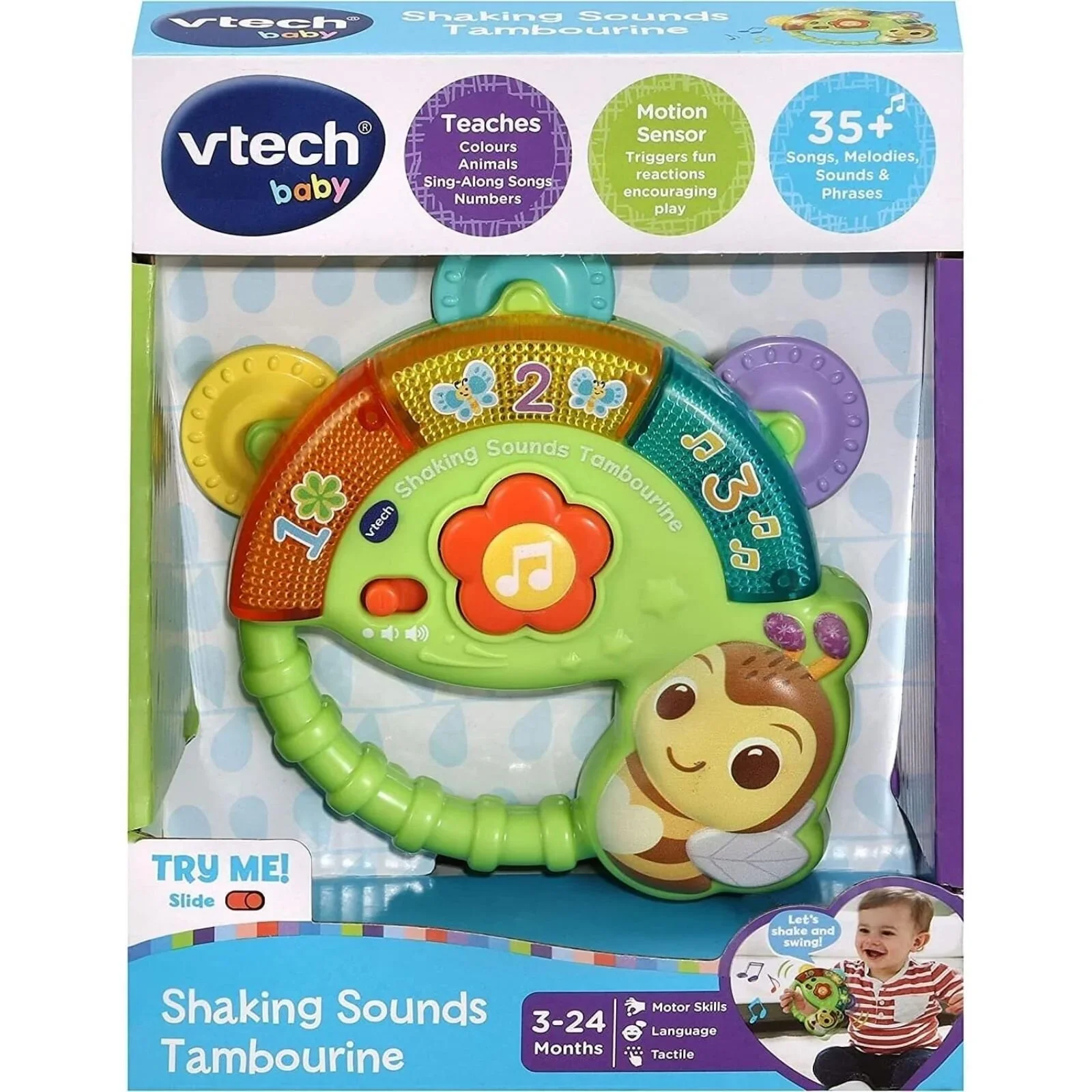 VTech Shaking Sounds Tambourine - Image 3