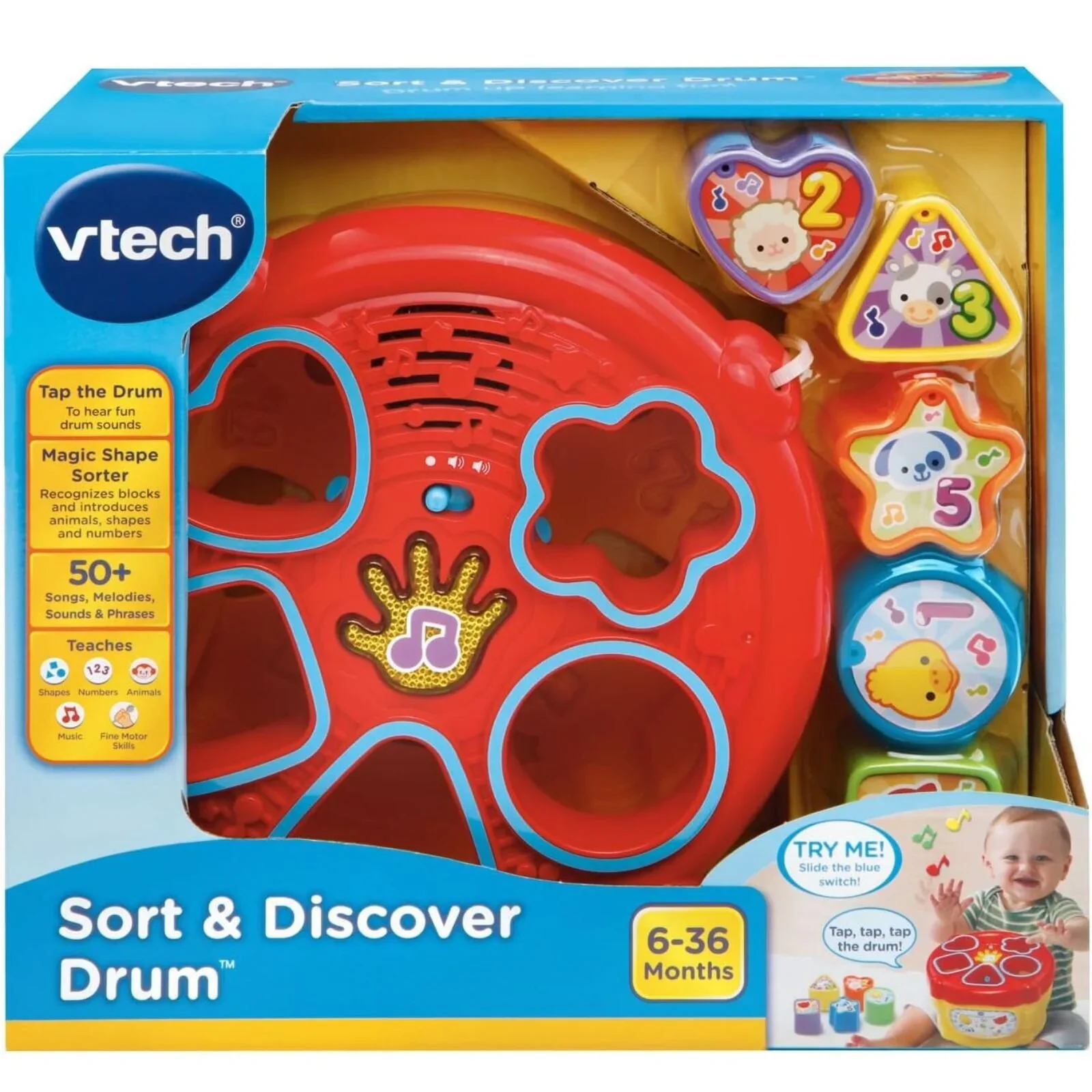 VTech Sort & Discover Drum - Image 6