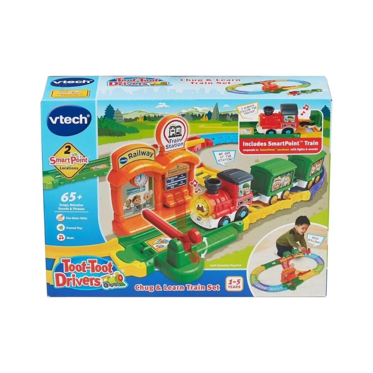 VTech Toot-Toot Drivers Chug & Learn Train Set - Image 6