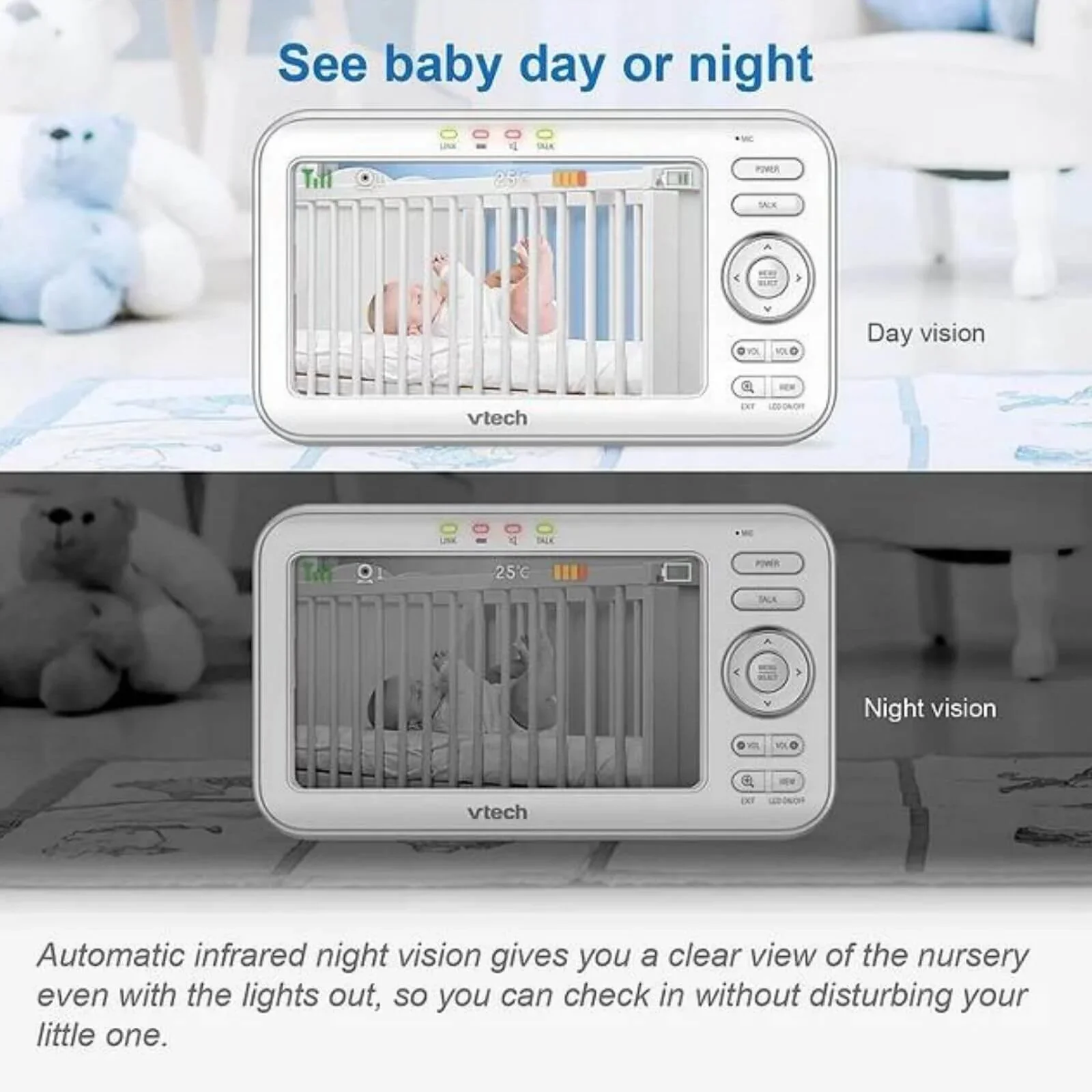 VTech VM5463 5" Digital Baby Monitor - Image 12