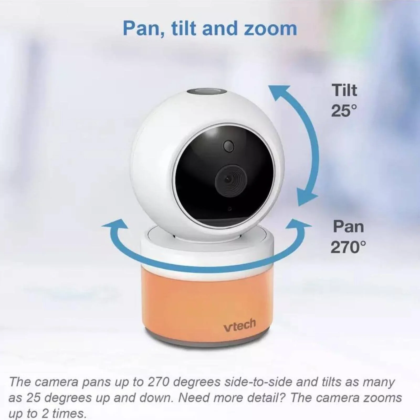 VTech VM5463 5" Digital Baby Monitor - Image 6