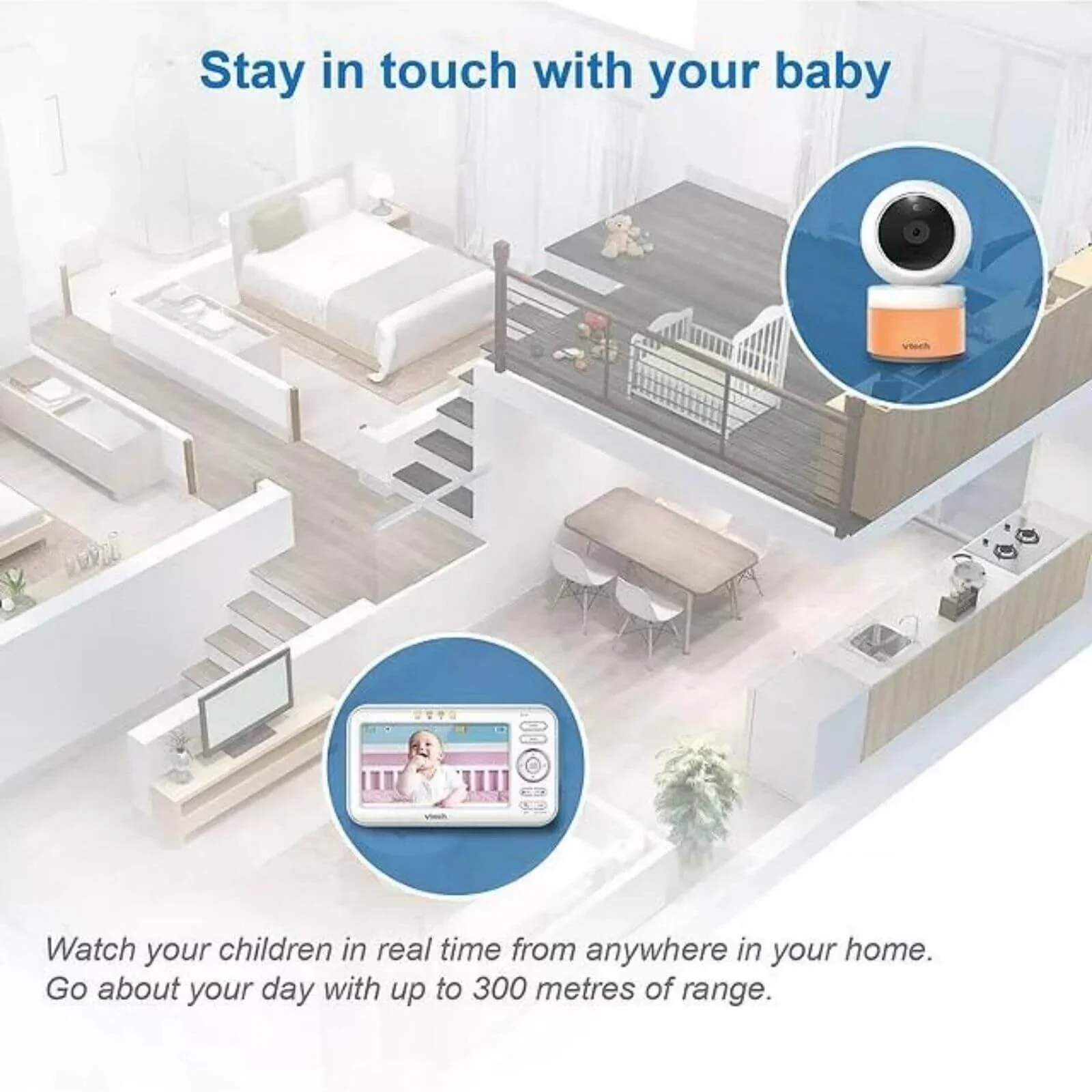 VTech VM5463 5" Digital Baby Monitor - Image 9