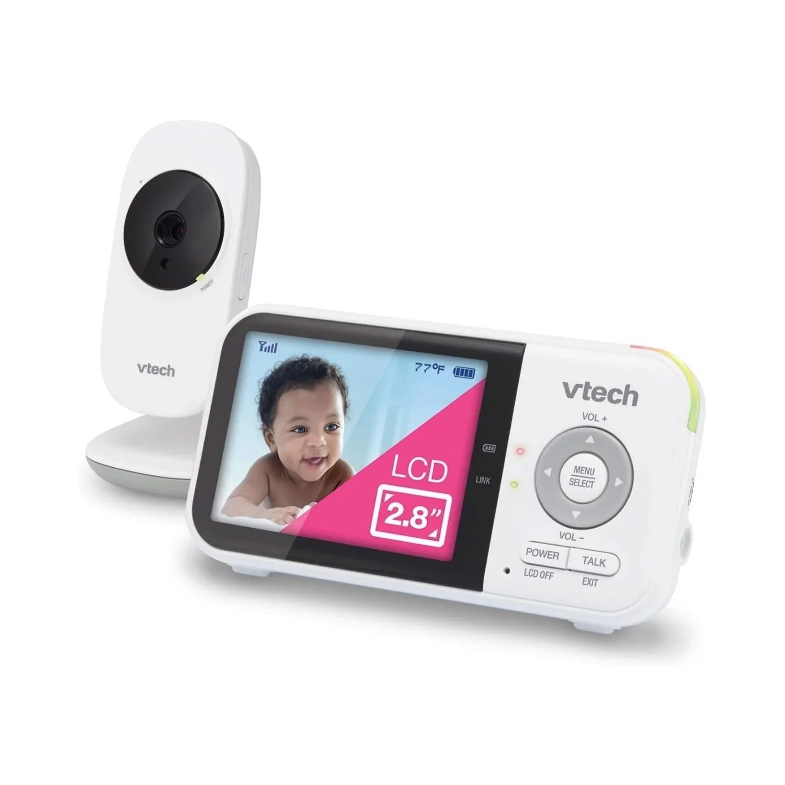 VTech VM819 2.8" Digital Video Baby Monitor with Adjustable Camera - Image 2