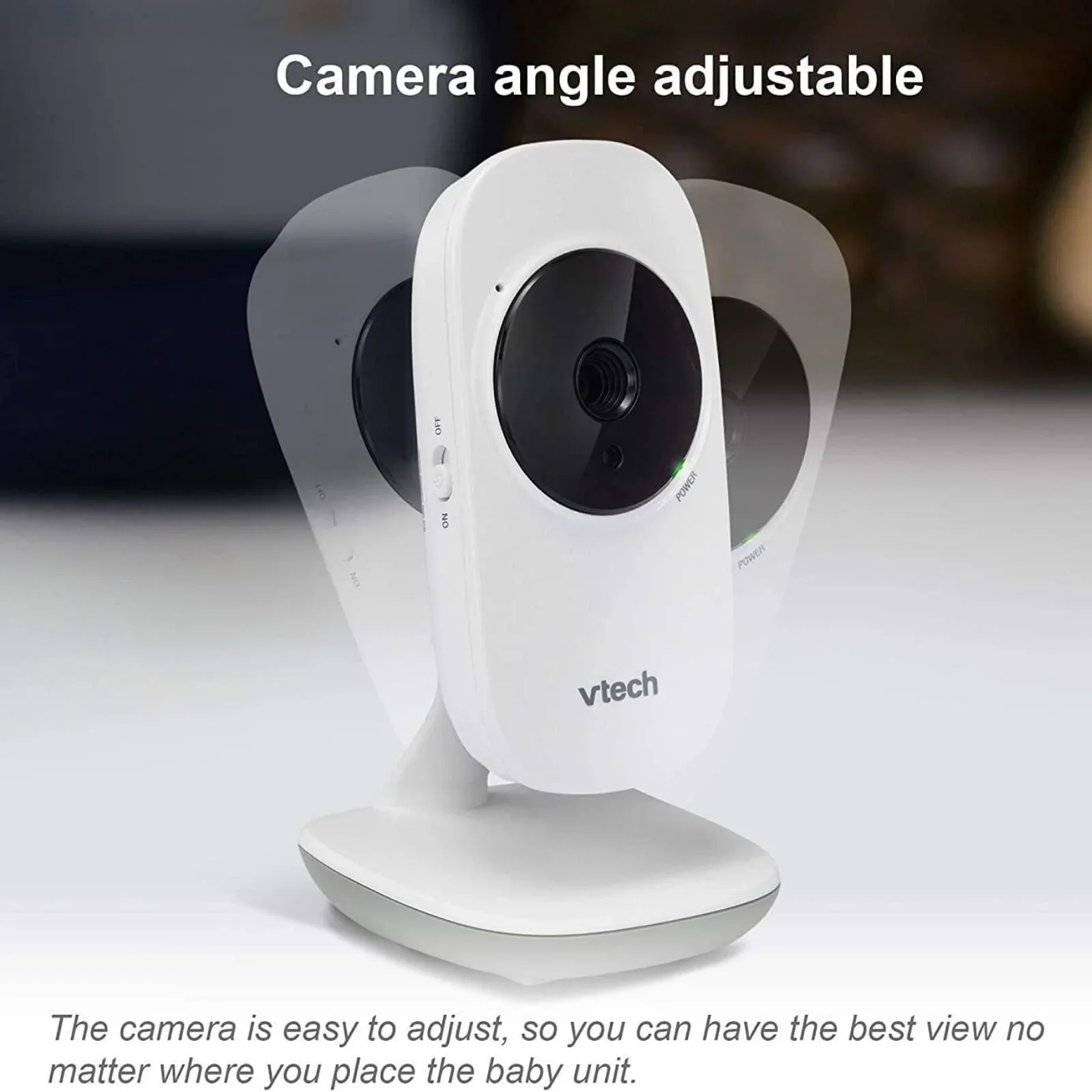 VTech VM819 2.8" Digital Video Baby Monitor with Adjustable Camera - Image 4