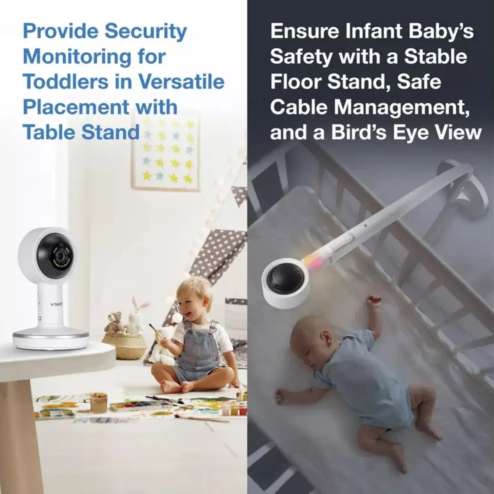 VTech RM7787 HD 7" Over-the-Cot Wi-Fi Baby Monitor - Image 5