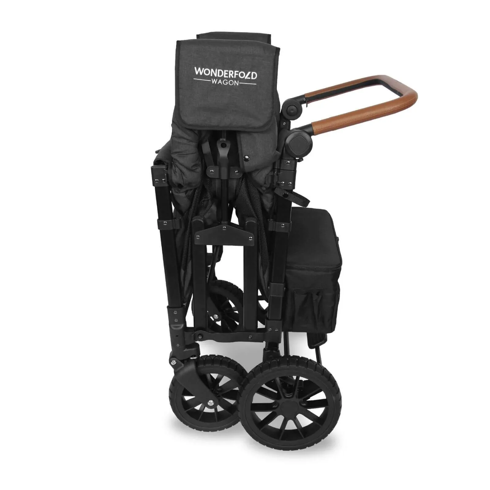 W4 Luxe Quad Stroller Wagon - Volcanic Black - Image 12