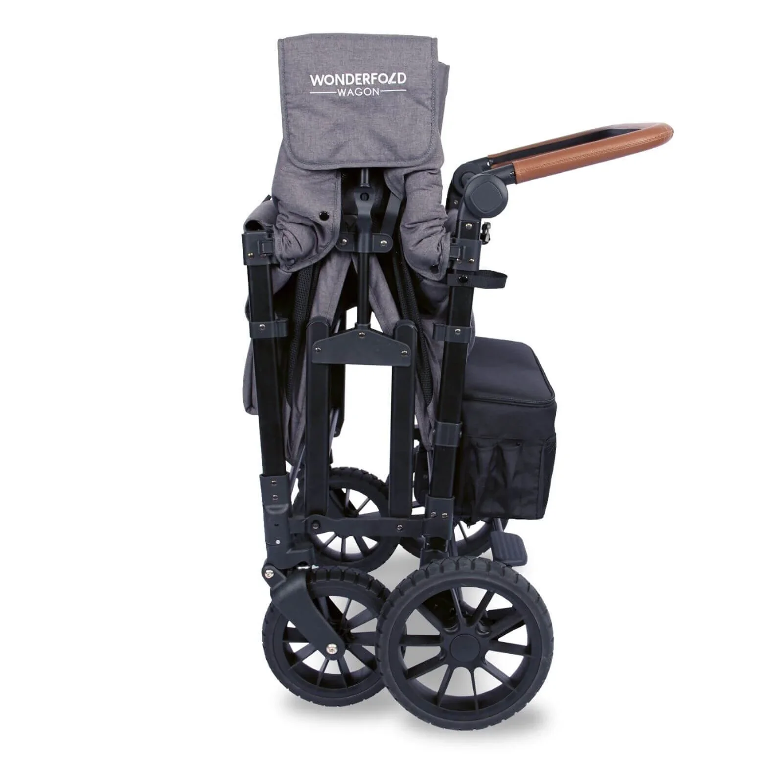 W4 Luxe Quad Stroller Wagon - Charcoal Grey - Image 10