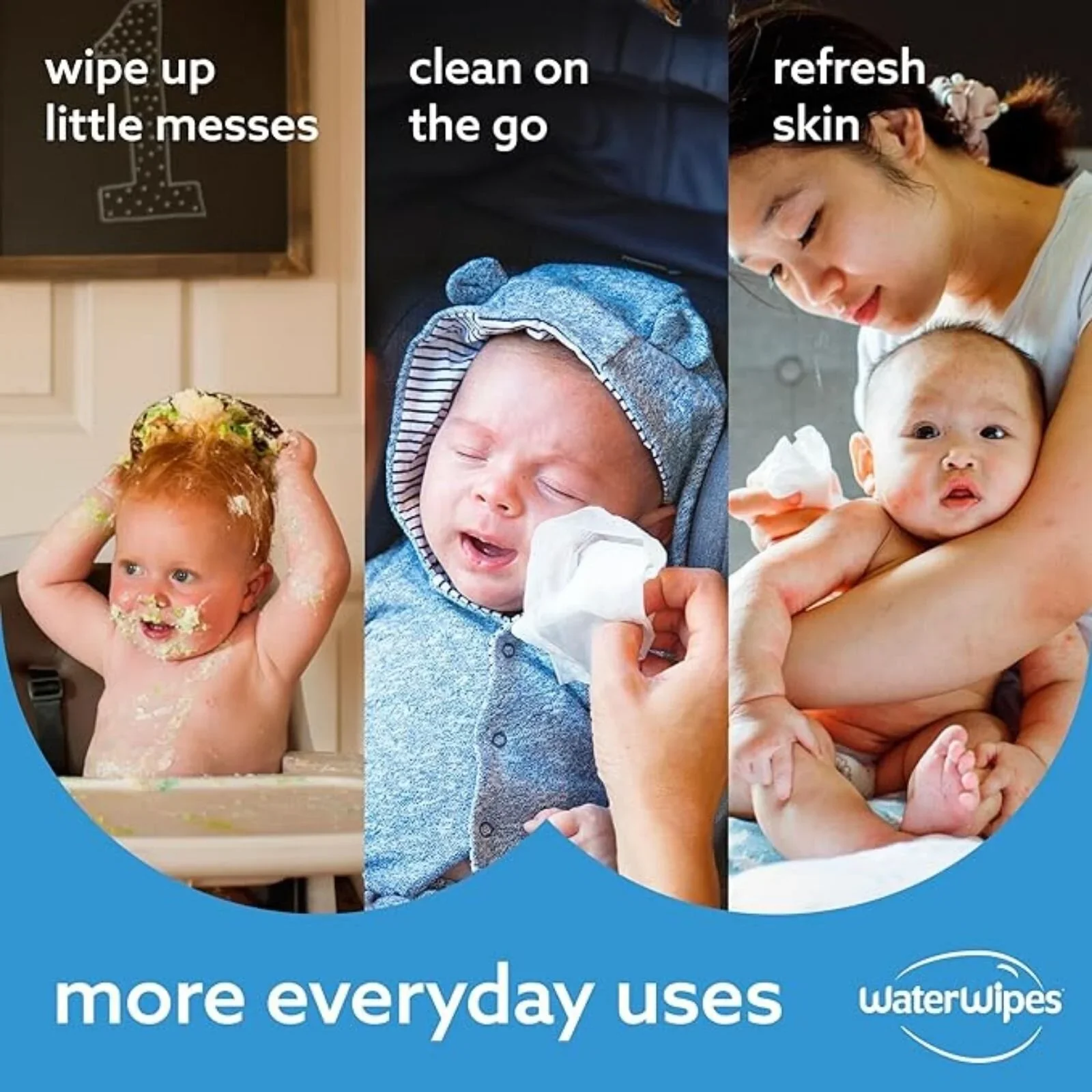 WaterWipes Sensitive Baby Wipes 60 pcs - Image 5