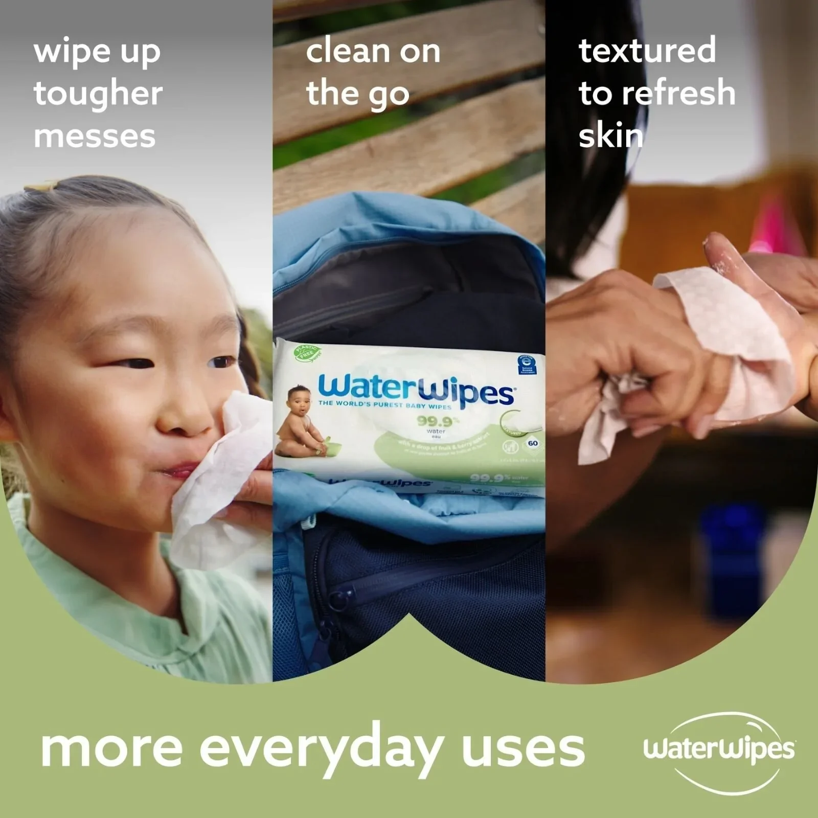 WaterWipes Textured Baby Wipes 60 pcs - Image 5
