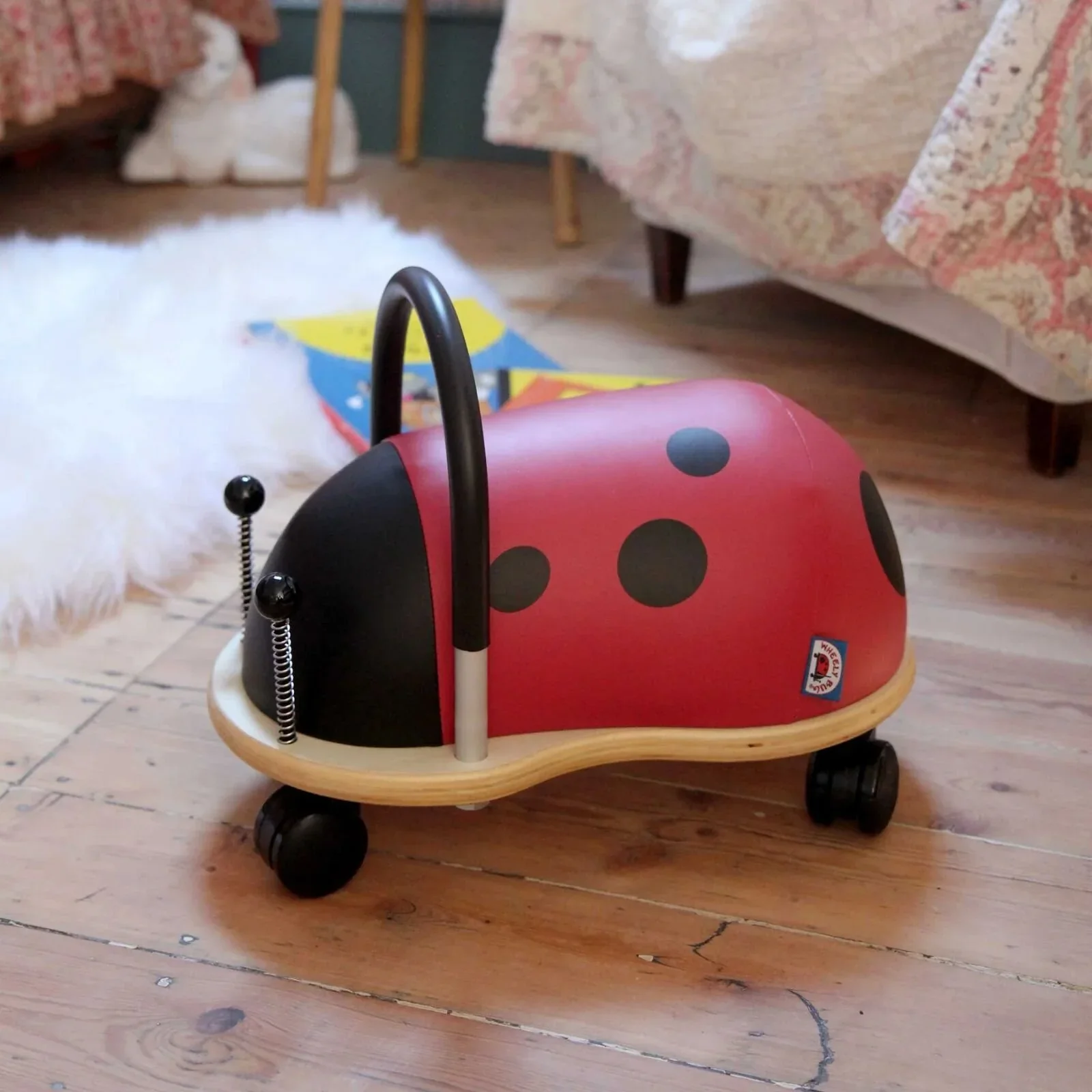 Wheely Bug Small Ride On - Ladybird - Image 8