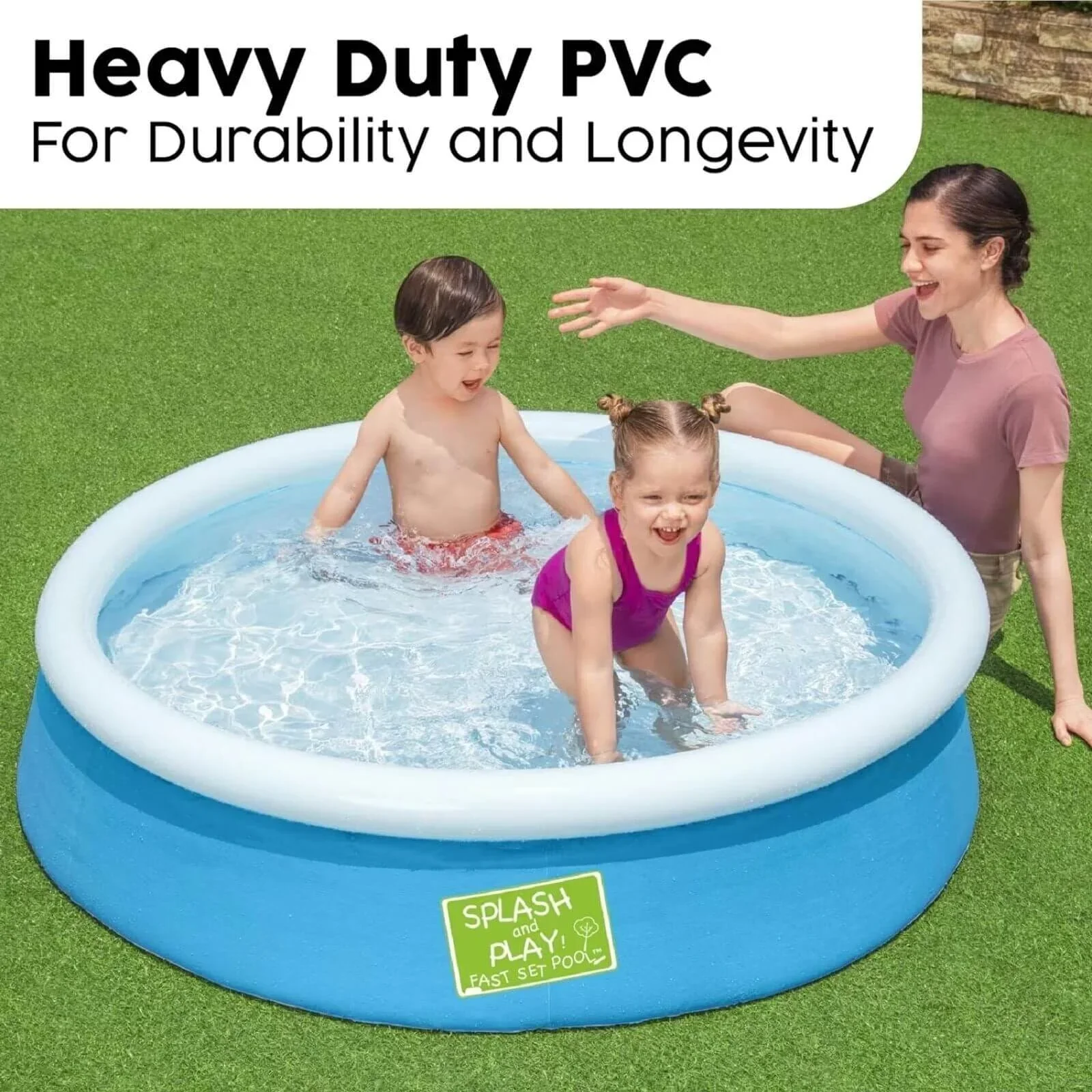 Wilton Bradley My First Fast Set Pool 152 cm - Blue - Image 4