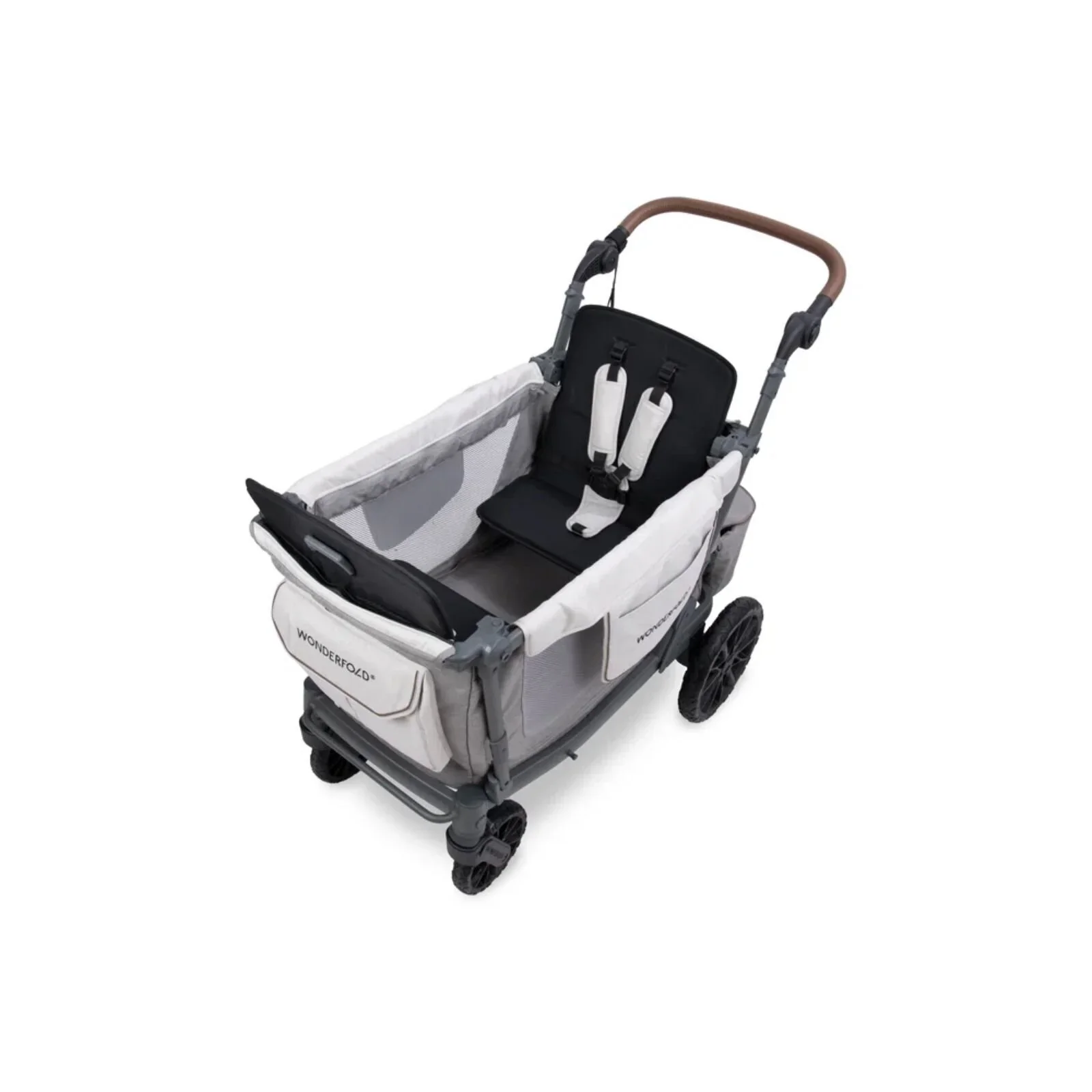 Wonderfold L2 Quad Stroller Wagon - Grey - Image 3
