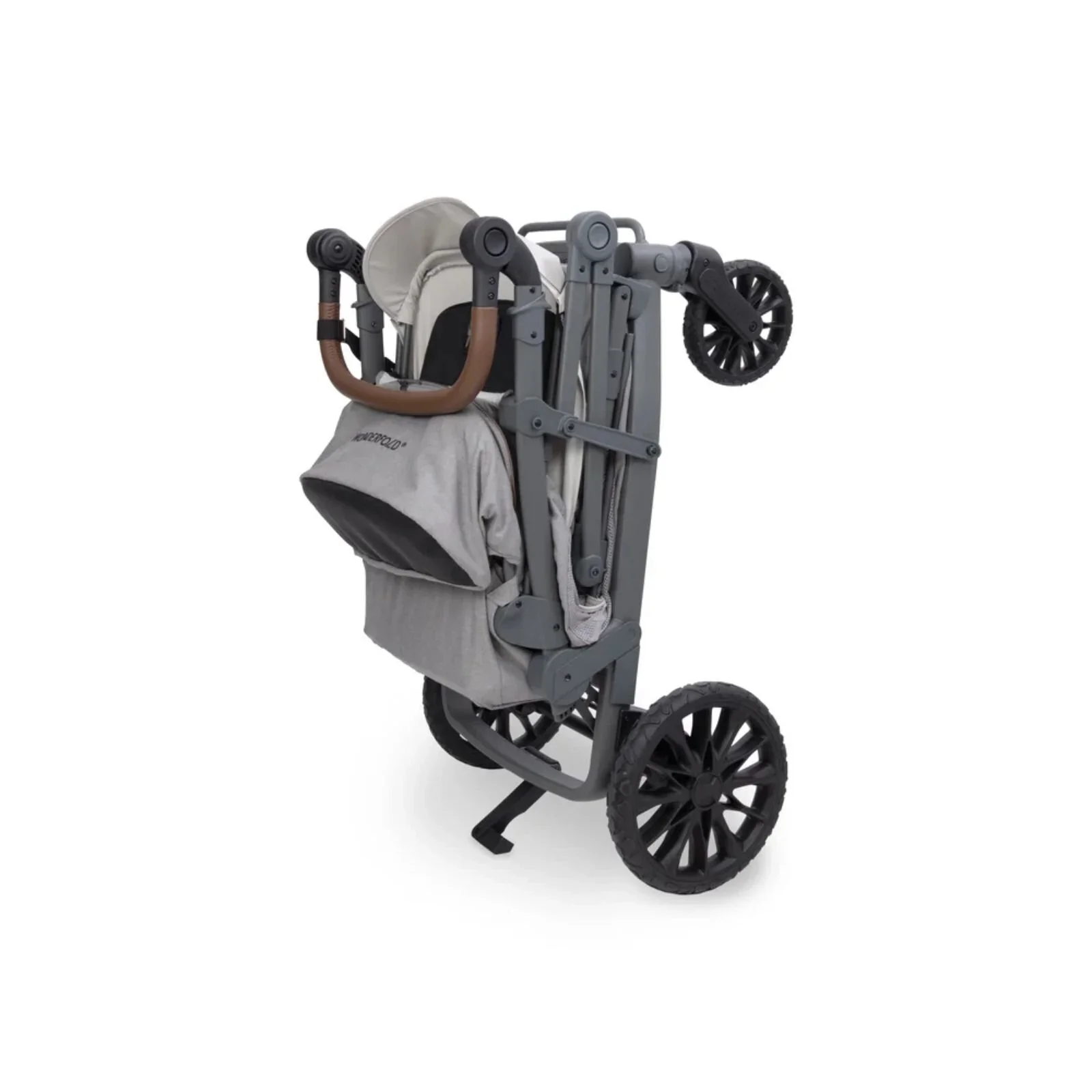 Wonderfold L2 Quad Stroller Wagon - Grey - Image 4