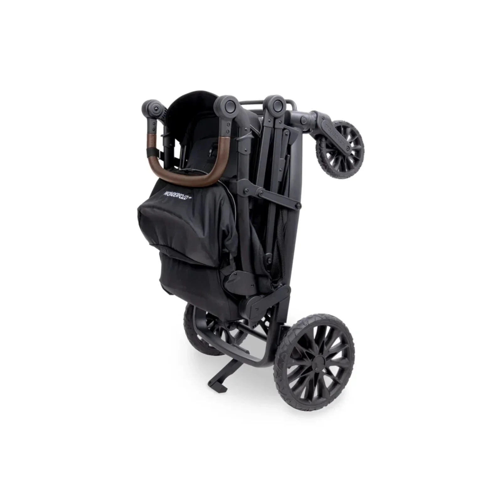 Wonderfold L2 Quad Stroller Wagon - Black - Image 6