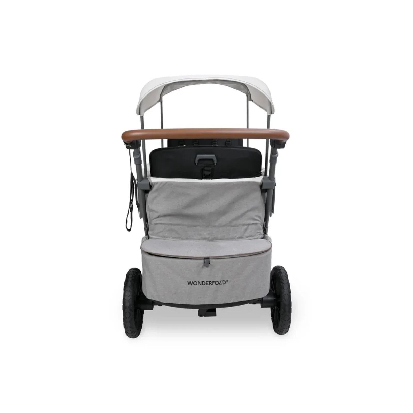 Wonderfold L4 Quad Stroller Wagon - Grey - Image 3