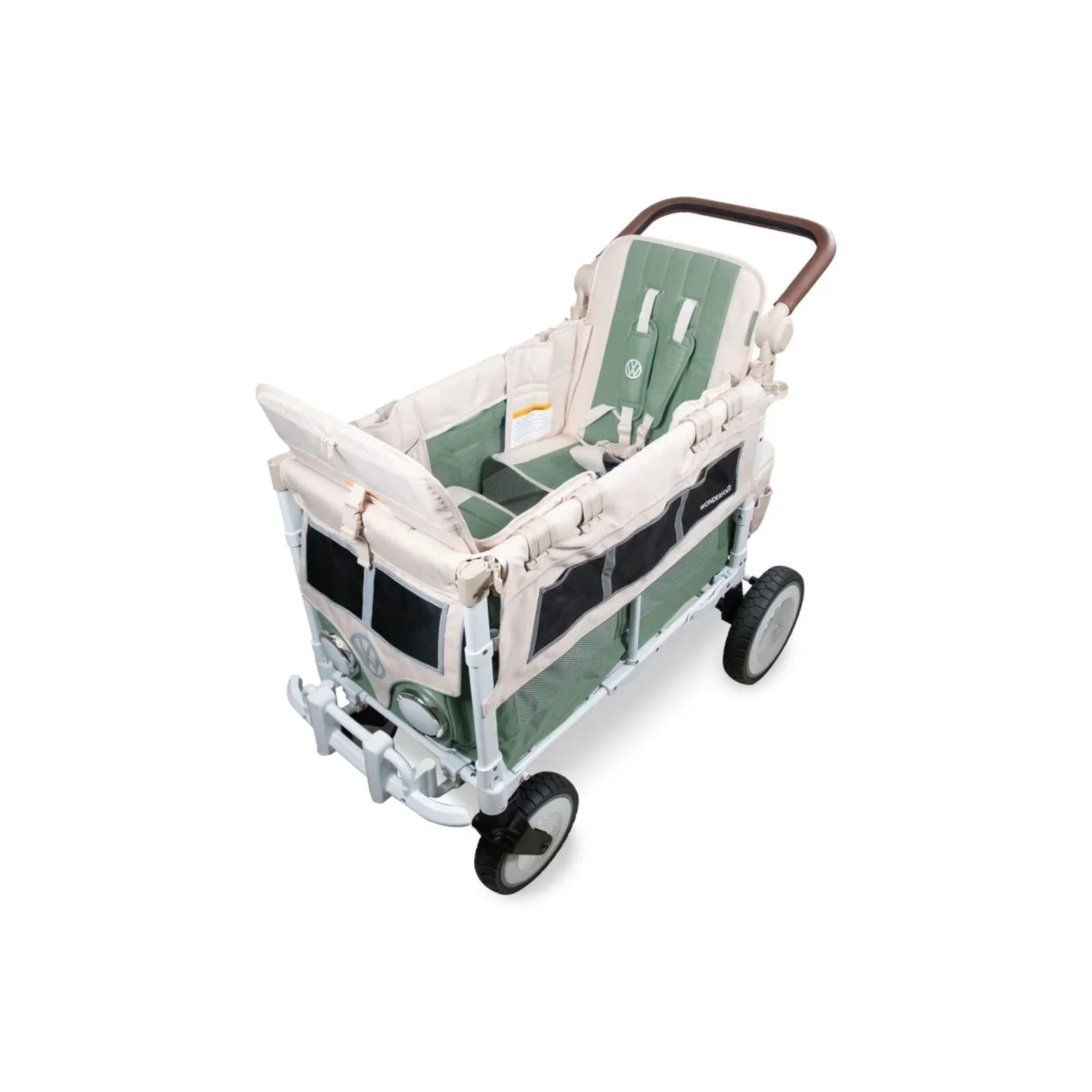 Wonderfold VW2 Volkswagen Stroller Wagon - Green - Image 3