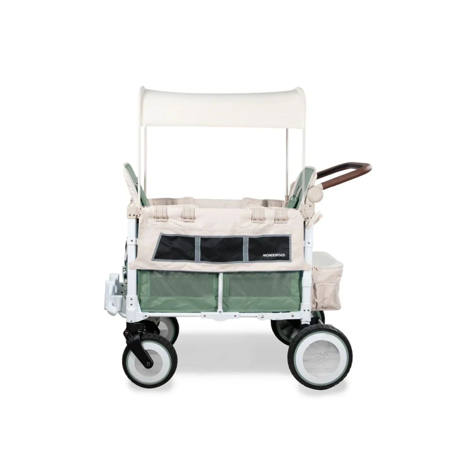 Wonderfold VW2 Volkswagen Stroller Wagon - Green - Image 4