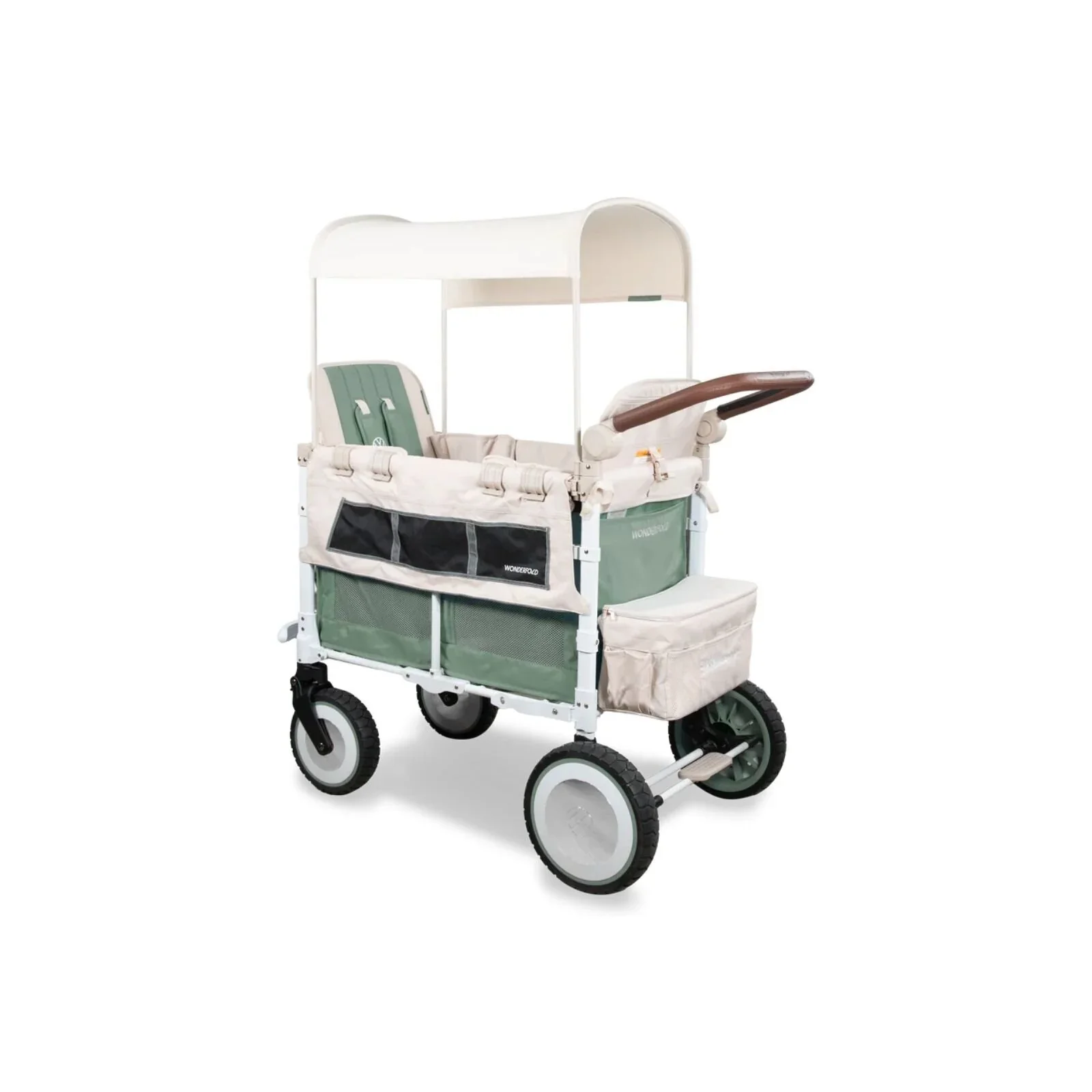 Wonderfold VW2 Volkswagen Stroller Wagon - Green - Image 5