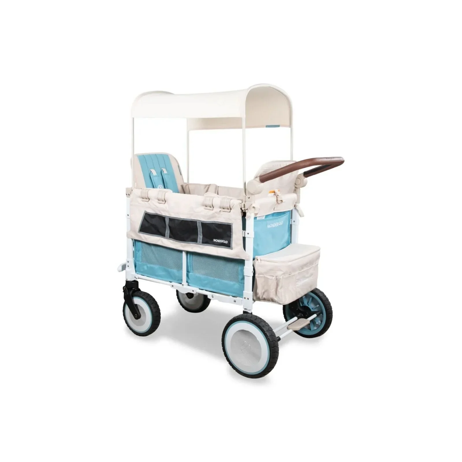 Wonderfold VW2 Volkswagen Stroller Wagon - Blue - Image 4
