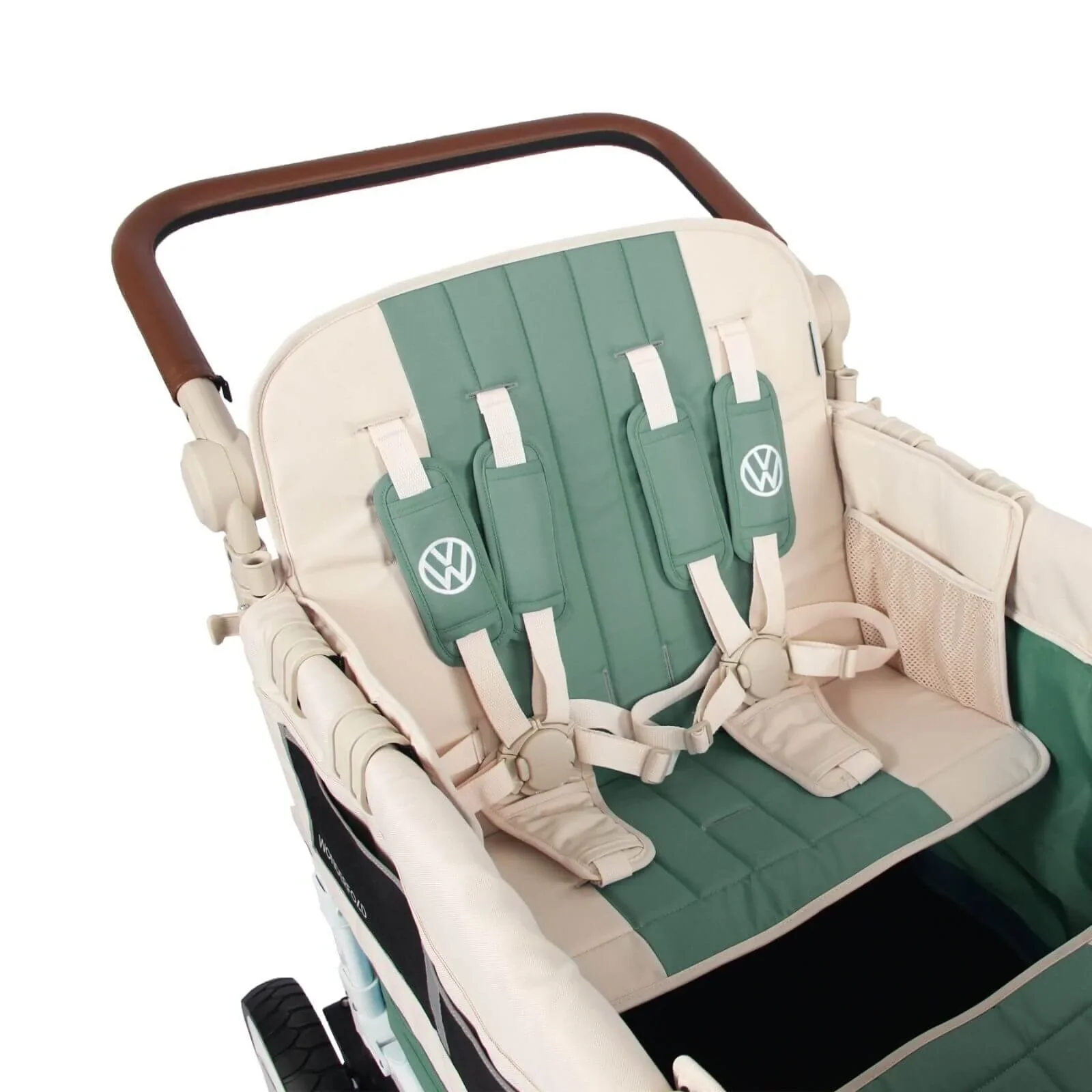 Wonderfold VW4 Volkswagen Stroller Wagon - Green - Image 3