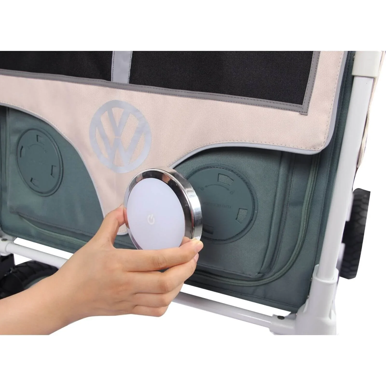 Wonderfold VW4 Volkswagen Stroller Wagon - Green - Image 9