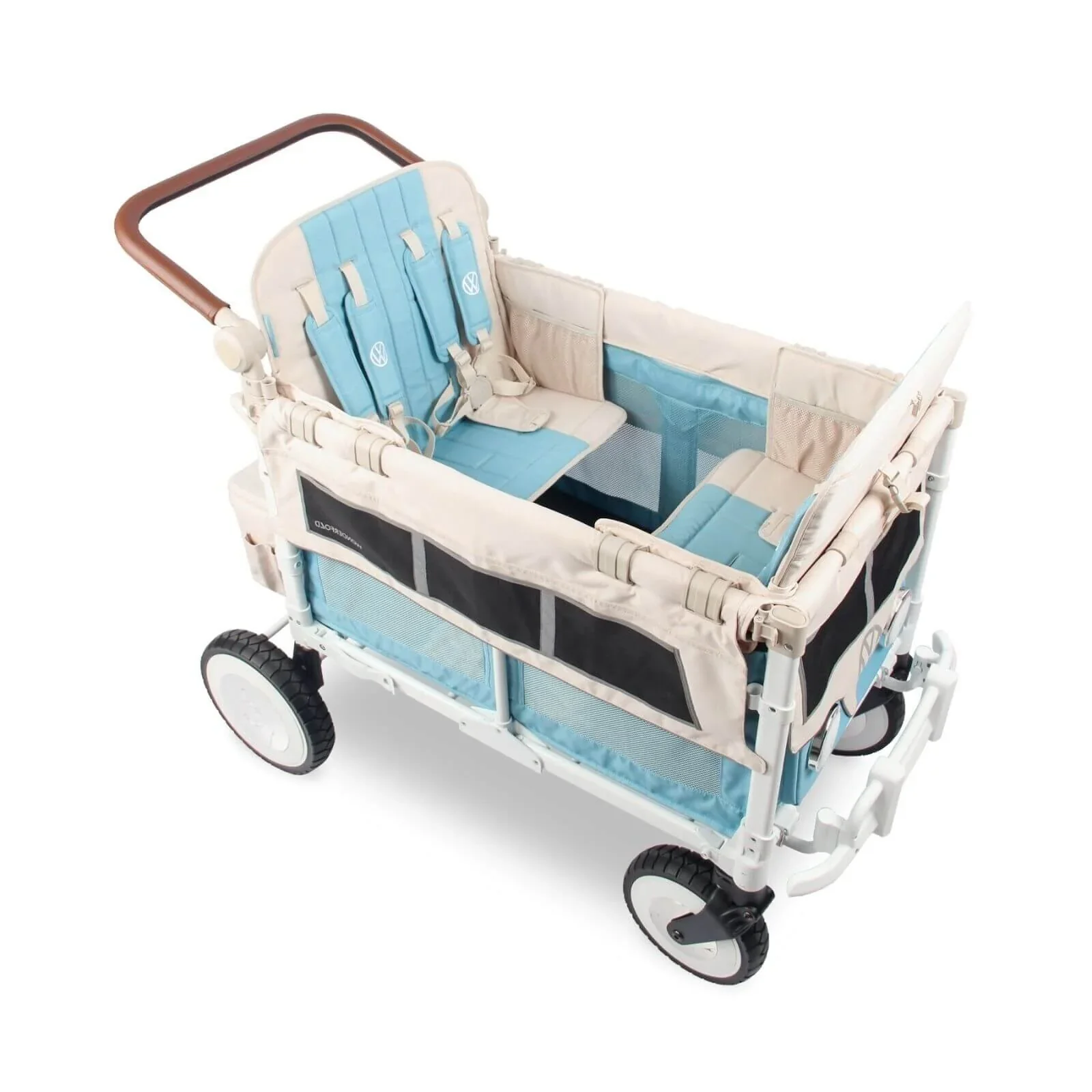 Wonderfold VW4 Volkswagen Stroller Wagon - Blue - Image 2