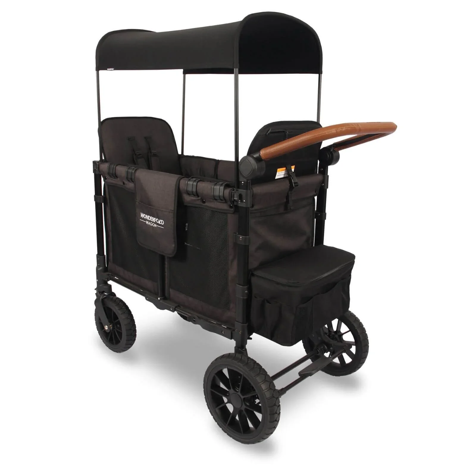 Wonderfold W2 Luxe Double Wagon - Volcanic Black - Image 2