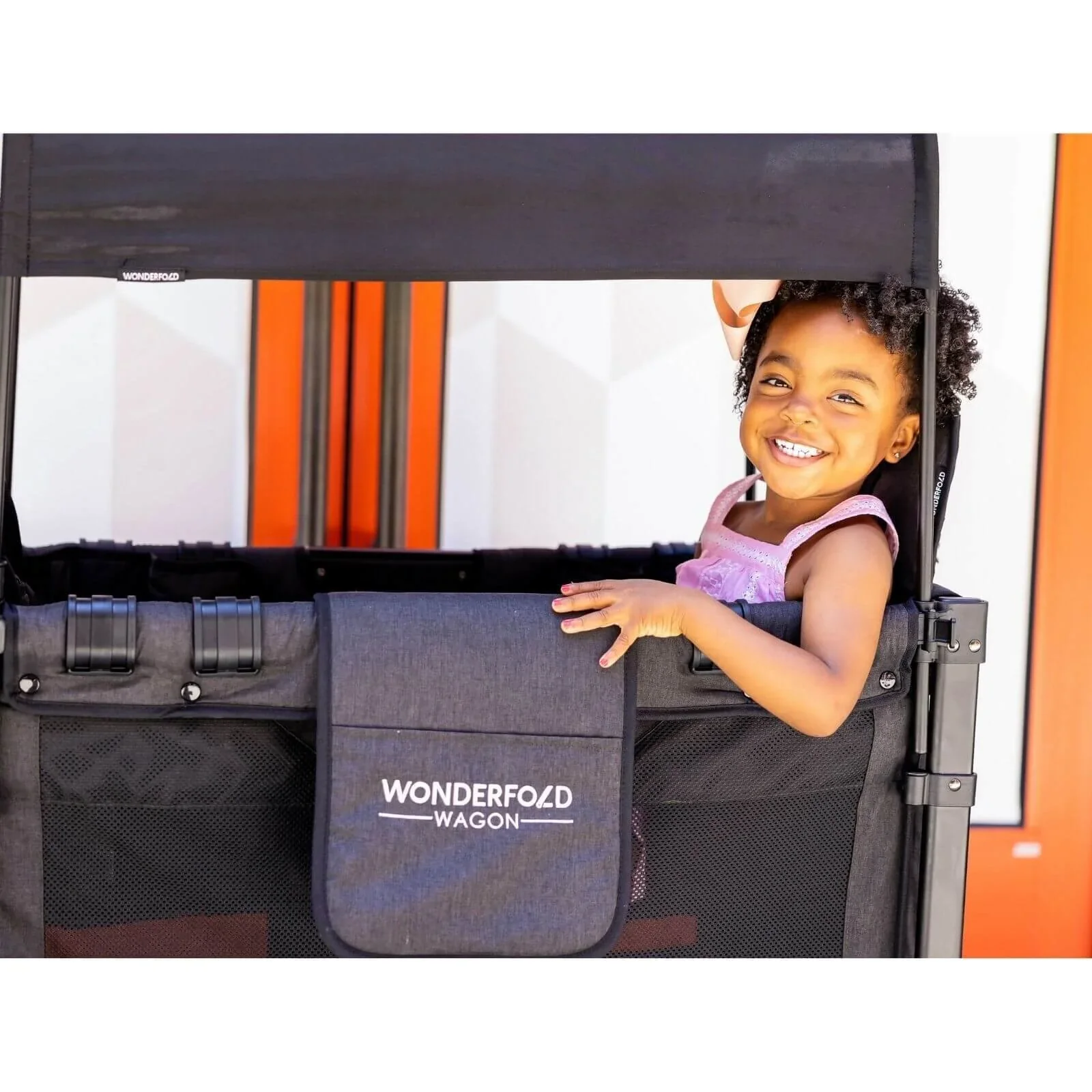 Wonderfold W2 Luxe Double Wagon - Volcanic Black - Image 7