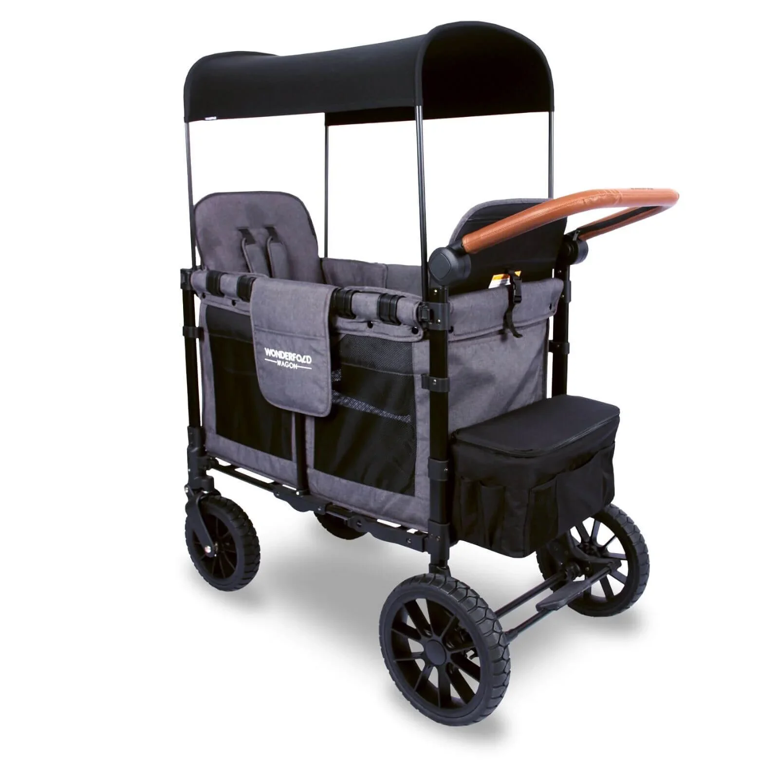 Wonderfold W2 Luxe Double Wagon - Charcoal Grey - Image 2