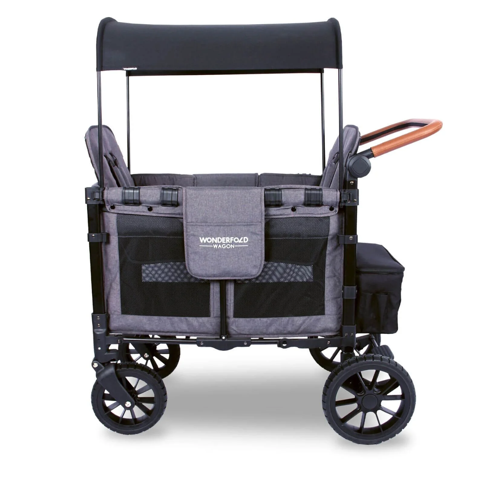 Wonderfold W2 Luxe Double Wagon - Charcoal Grey - Image 3