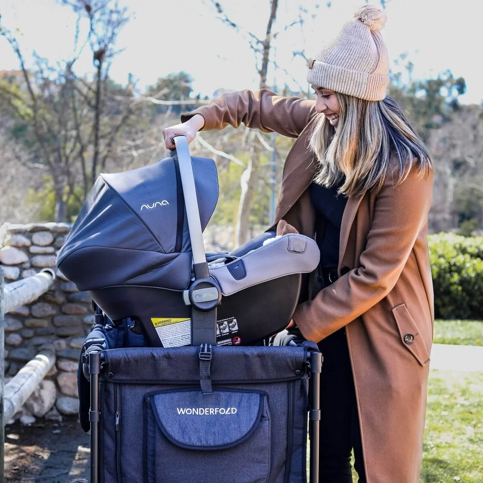 Wonderfold W2 Luxe Double Wagon - Charcoal Grey - Image 4